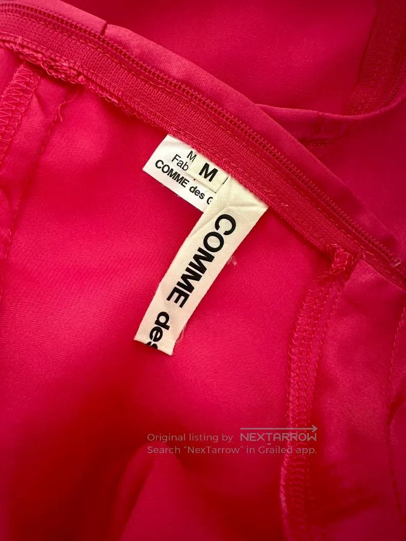 Comme des Garcons Comme Des Garcons Pink shiny fabric, irregular silhouette, Size M / US 6-8 / IT 42-44 - 4 Thumbnail