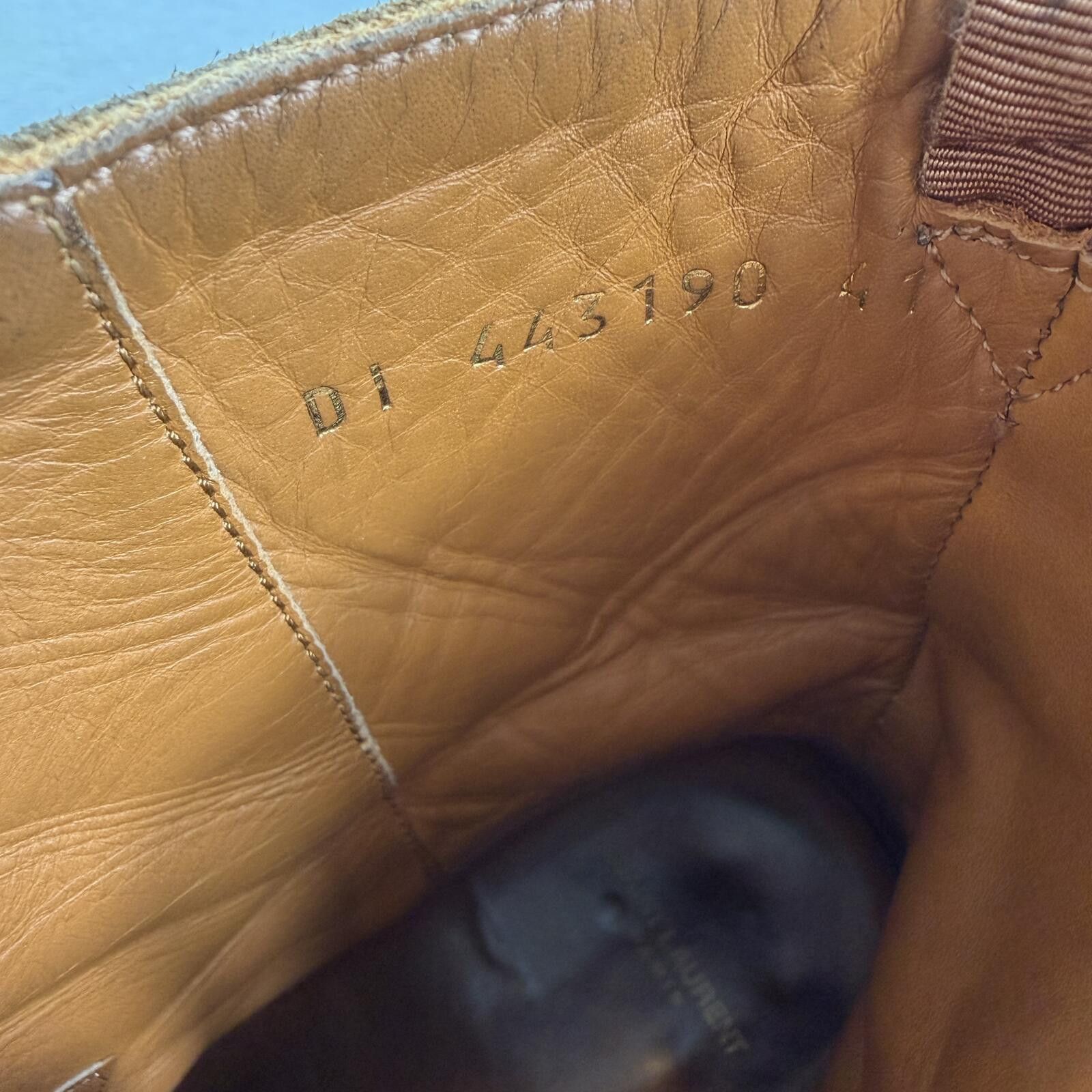 Saint Laurent Paris Saint Laurent Paris Wyatt Harness Suede Boots Tan Mens US 8 Size US 8 / EU 41 - 4 Thumbnail