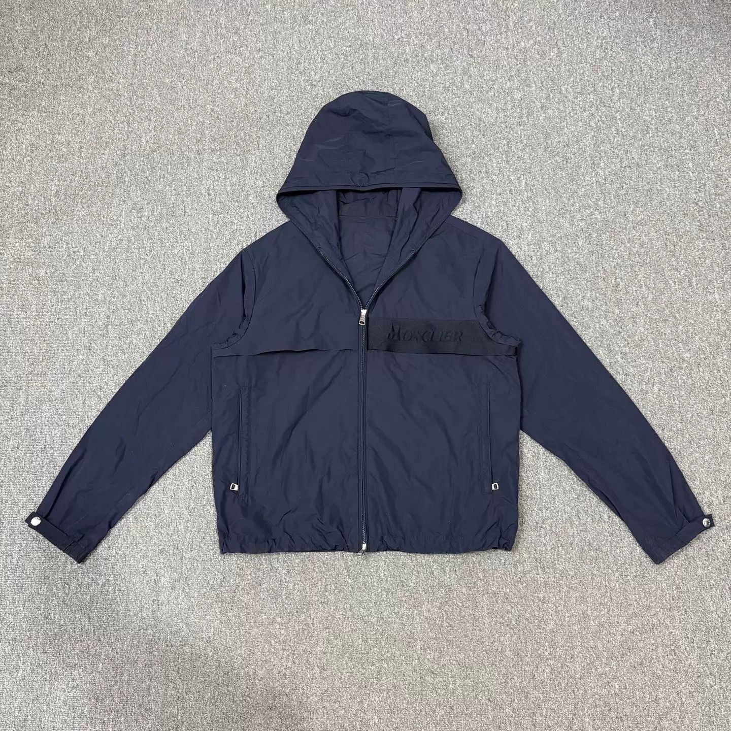 Moncler Blue Hooded Light Jacket Size M Size US M / EU 48-50 / 2 - 1 Thumbnail