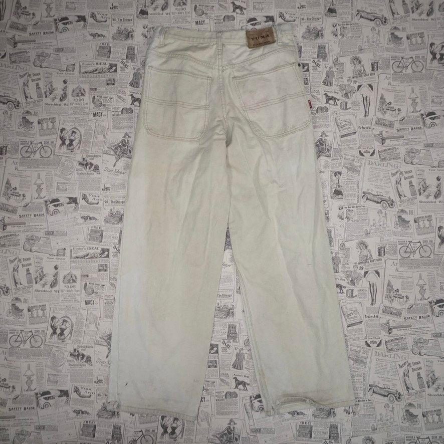 Vintage 32 - Vintage Y2K Yuma USA carpenter heavy faded 2000s pants Size US 32 / EU 48 - 1 Thumbnail
