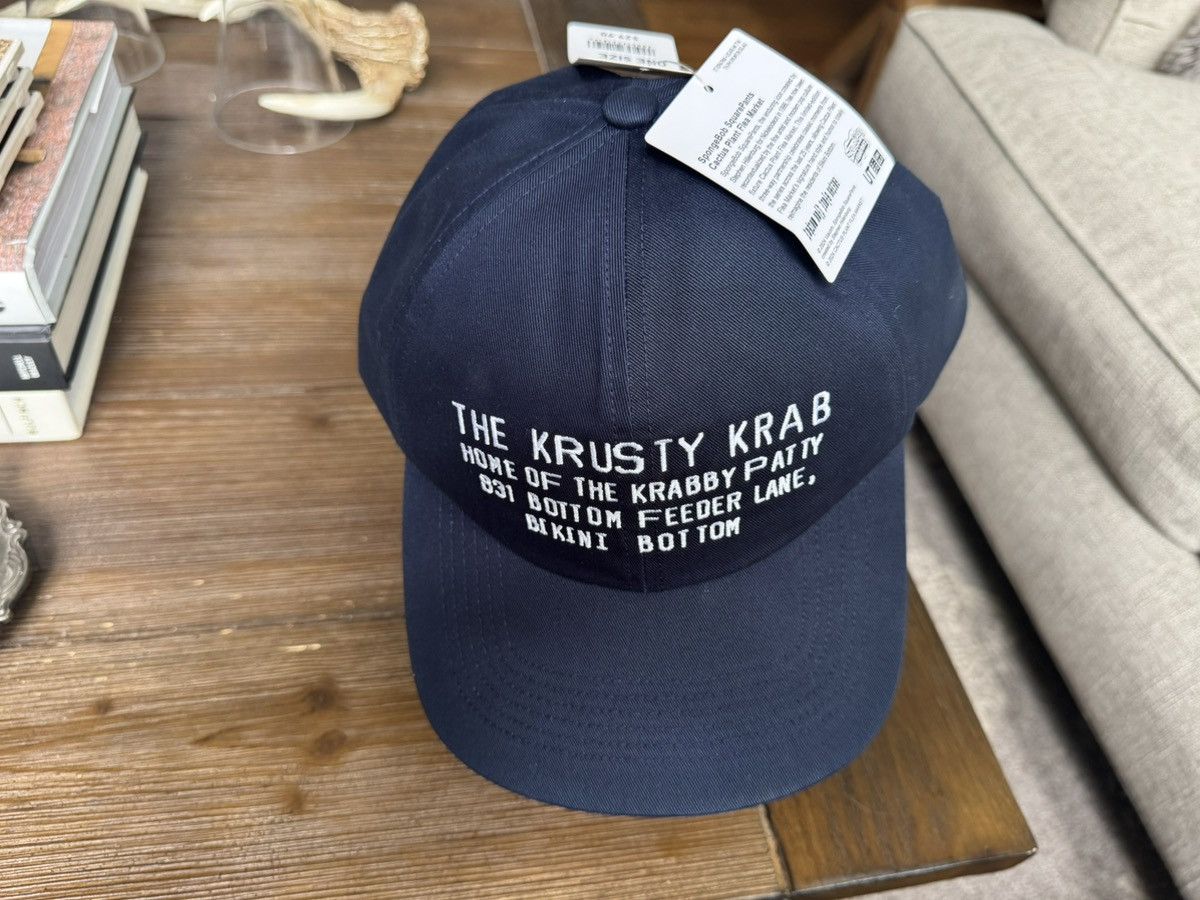 Cactus Plant Flea Market × Uniqlo CPFM x Spongebob Squarepants Hat Blue Navy Krusty Krab Cap Size ONE SIZE - 3 Thumbnail