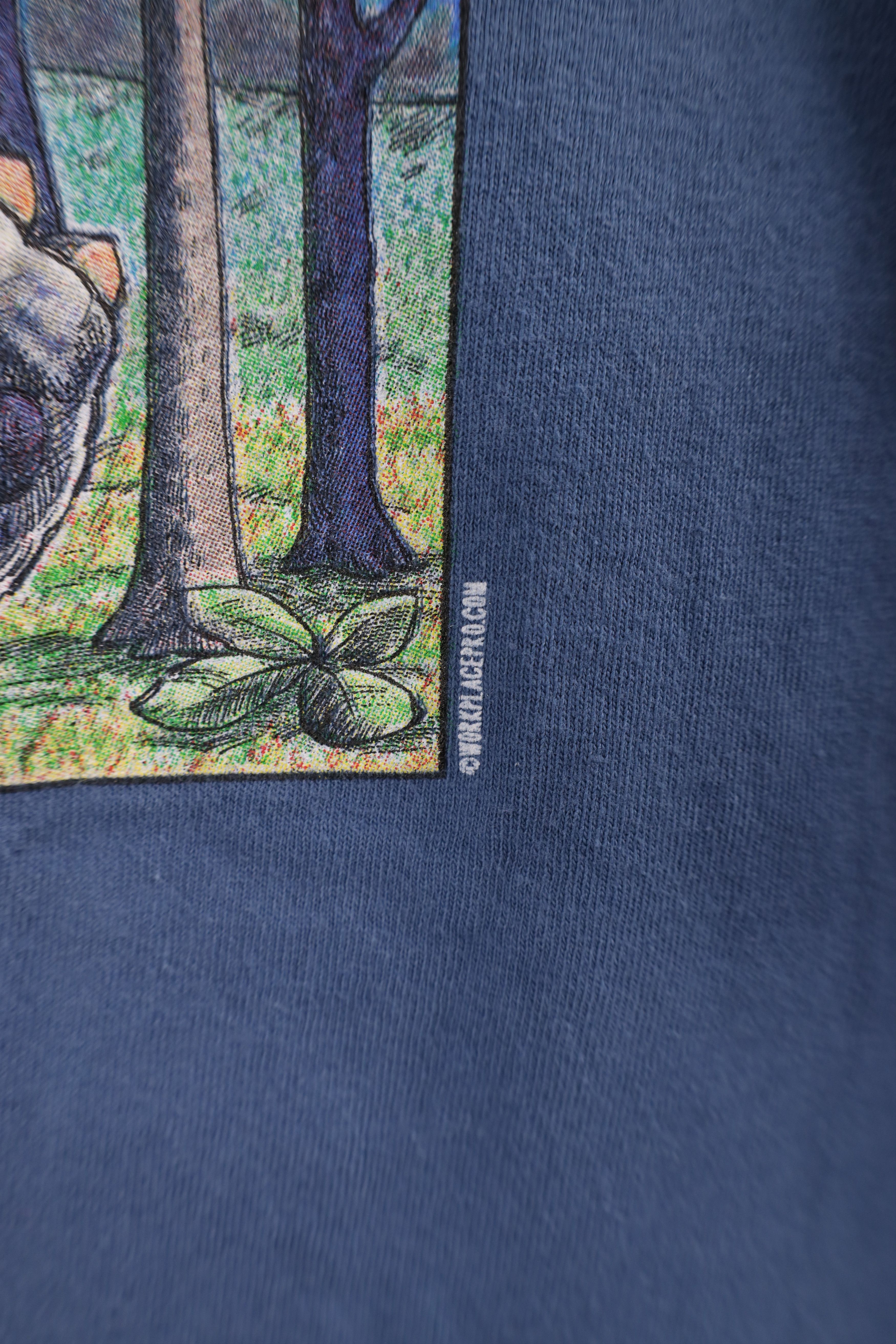 Vintage Vintage Y2K Where The Wild Things Are Reading T-Shirt Blue Size L / US 10 / IT 46 - 5 Thumbnail