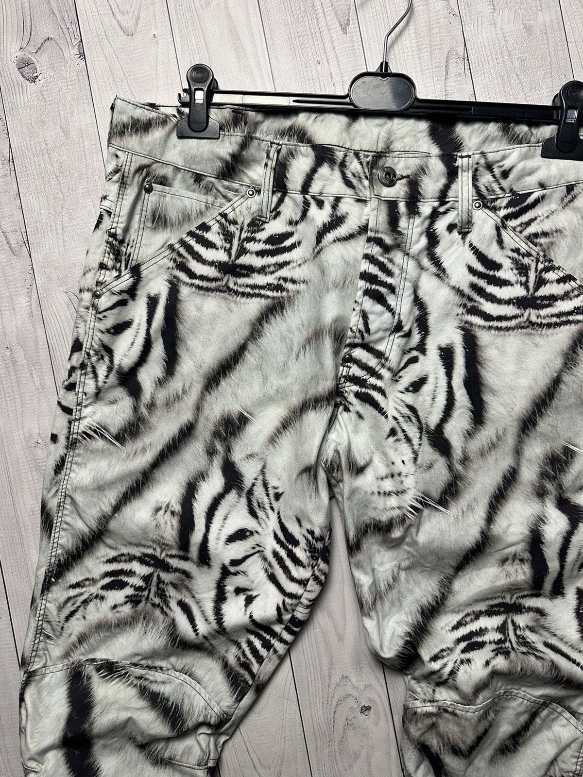 G-Star × Vintage Vintage G Star Raw denim pants tiger animal rare size 36 Size US 36 / EU 52 - 3 Thumbnail