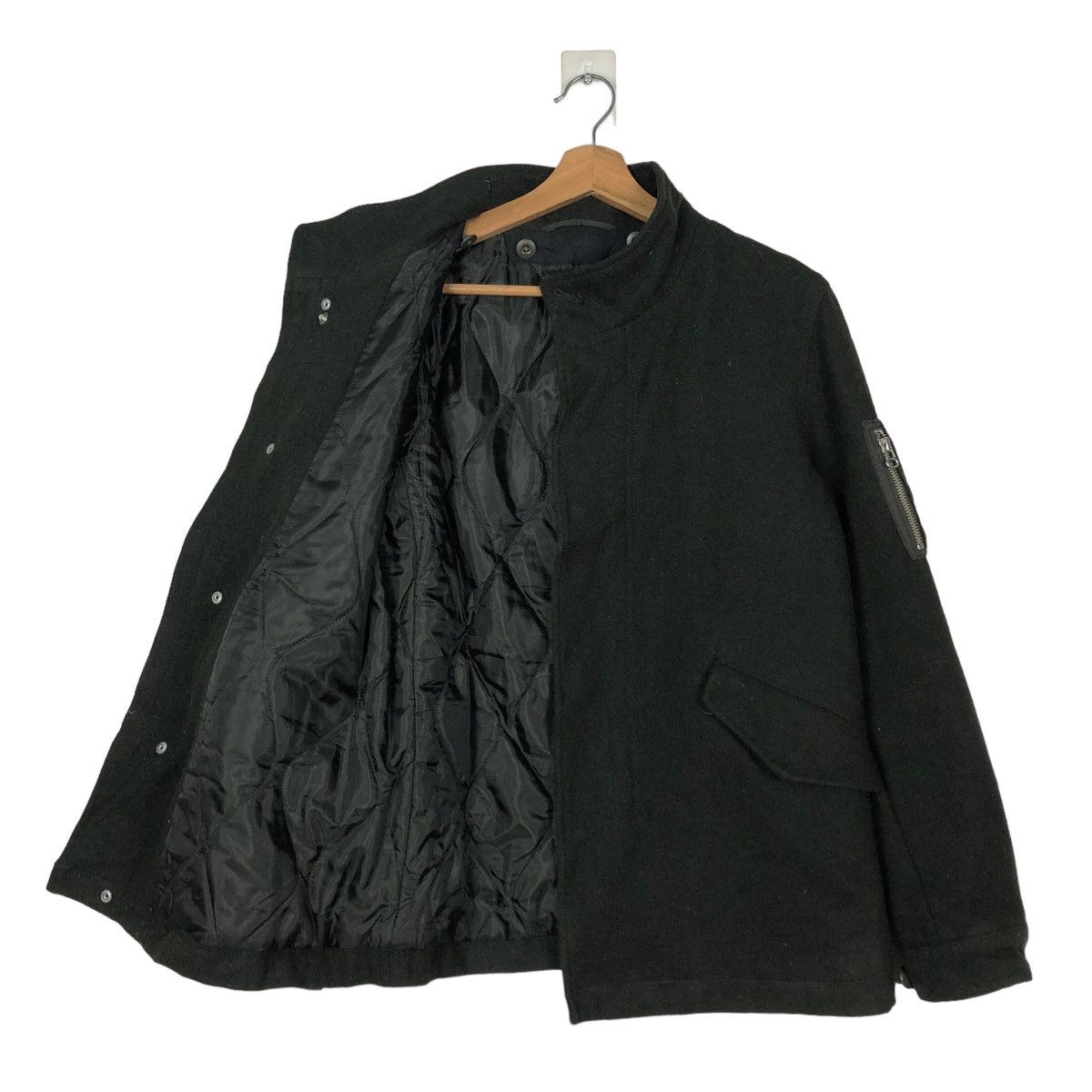 Japanese Brand 🔥Vintage Wool Bomber Jacket Biker Universe Issey Miyake Size US S / EU 44-46 / 1 - 11 Thumbnail