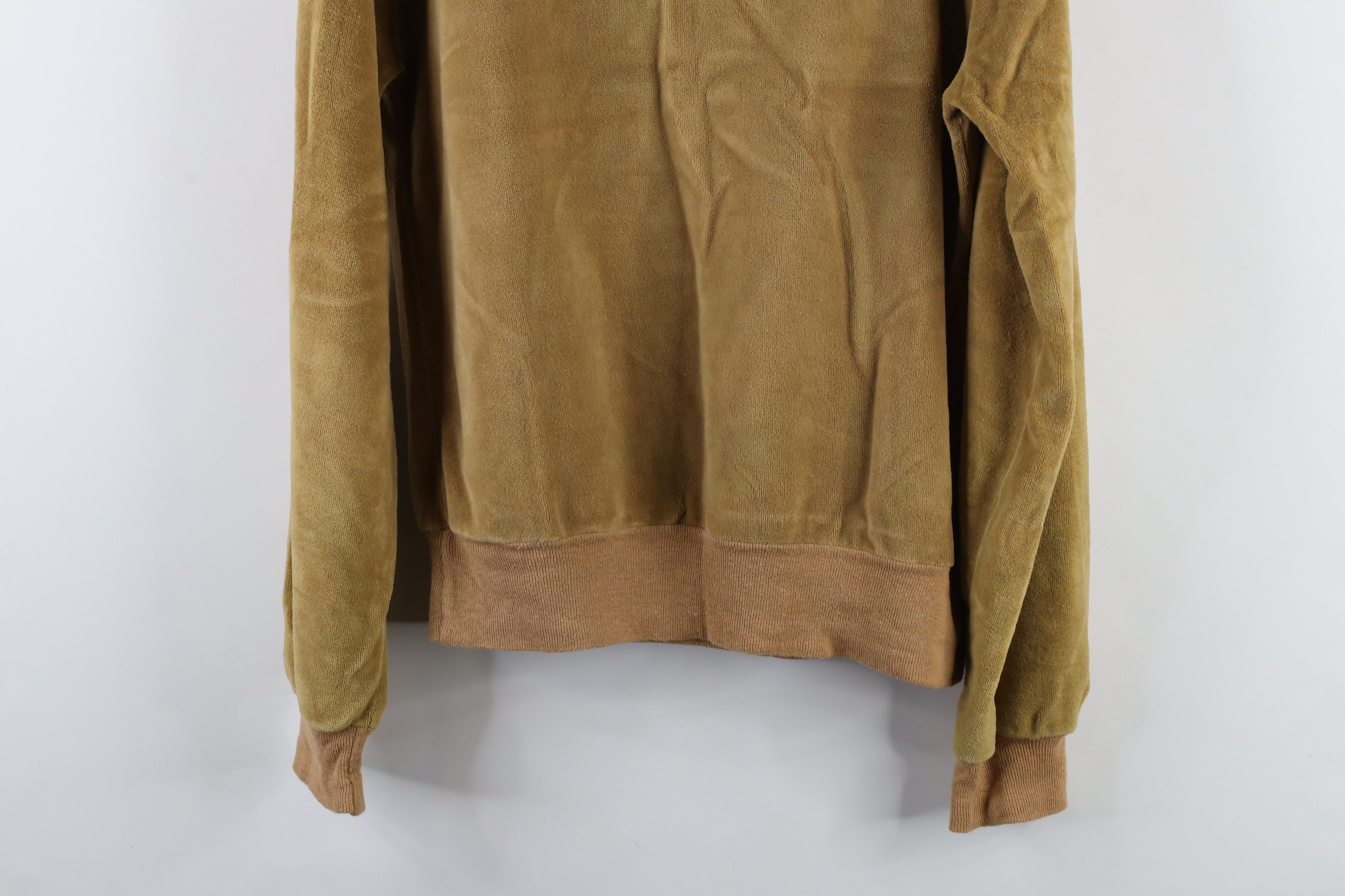 Vintage Vintage 70s Streetwear Blank Terry Cloth V-Neck Sweater USA Size US L / EU 52-54 / 3 - 12 Thumbnail