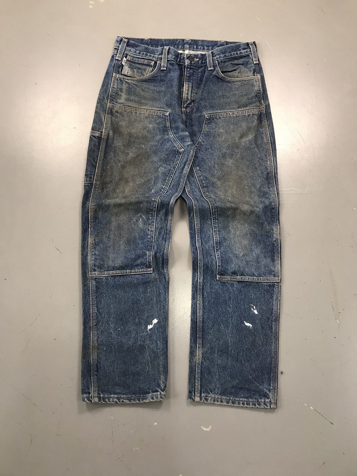 Carhartt × Vintage Vintage Carhartt dusty double knee denim Size US 34 / EU 50 - 1 Thumbnail