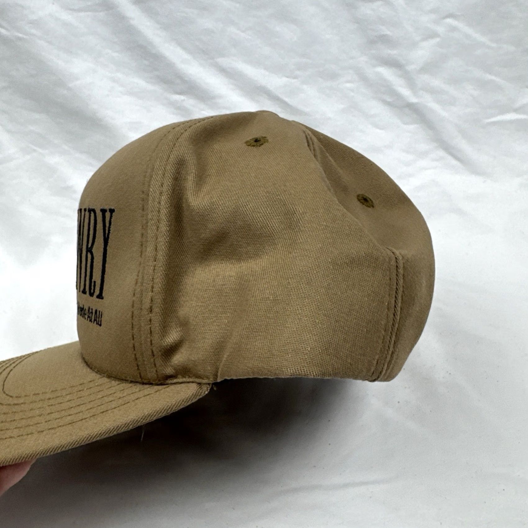 Vintage Henry Baseball Cap Hat Beige Tan Adjustable Strapback USA HenrY Repeating Arms Co Made In USA Hat Cap Tan Beige Adjustable Strap Size ONE SIZE - 5 Thumbnail