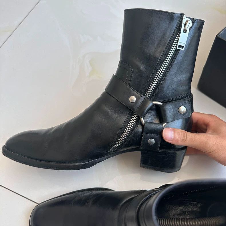 Saint Laurent Paris Saint Laurent Paris 13fw single link boots Size US 7 / EU 40 - 5 Thumbnail