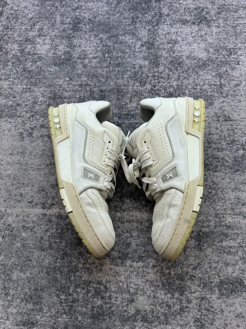 Louis Vuitton Louis Vuitton White Cement Trainer shoes Size US 10.5 / EU 43-44 - 4 Thumbnail