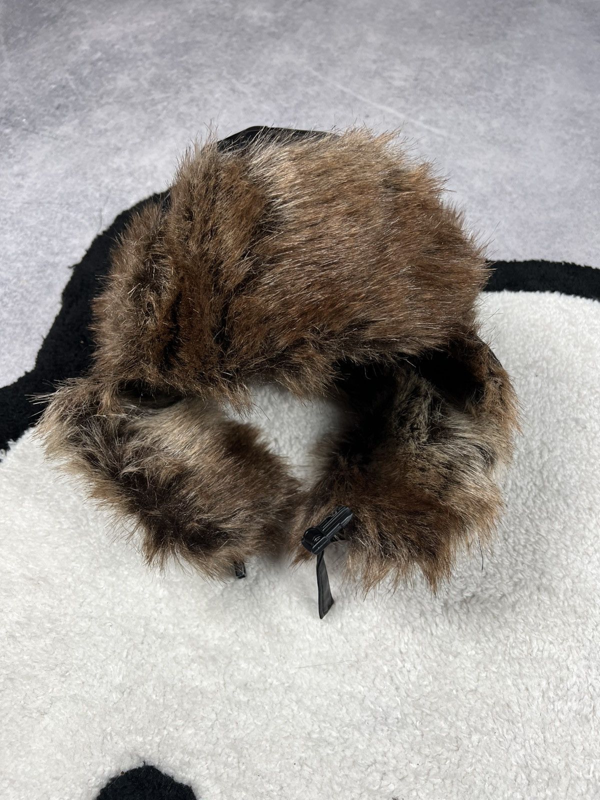 Japanese Brand Y2K Crazy Ushanka Fuzzy Mohair Faux Fur Hat Size ONE SIZE - 5 Thumbnail