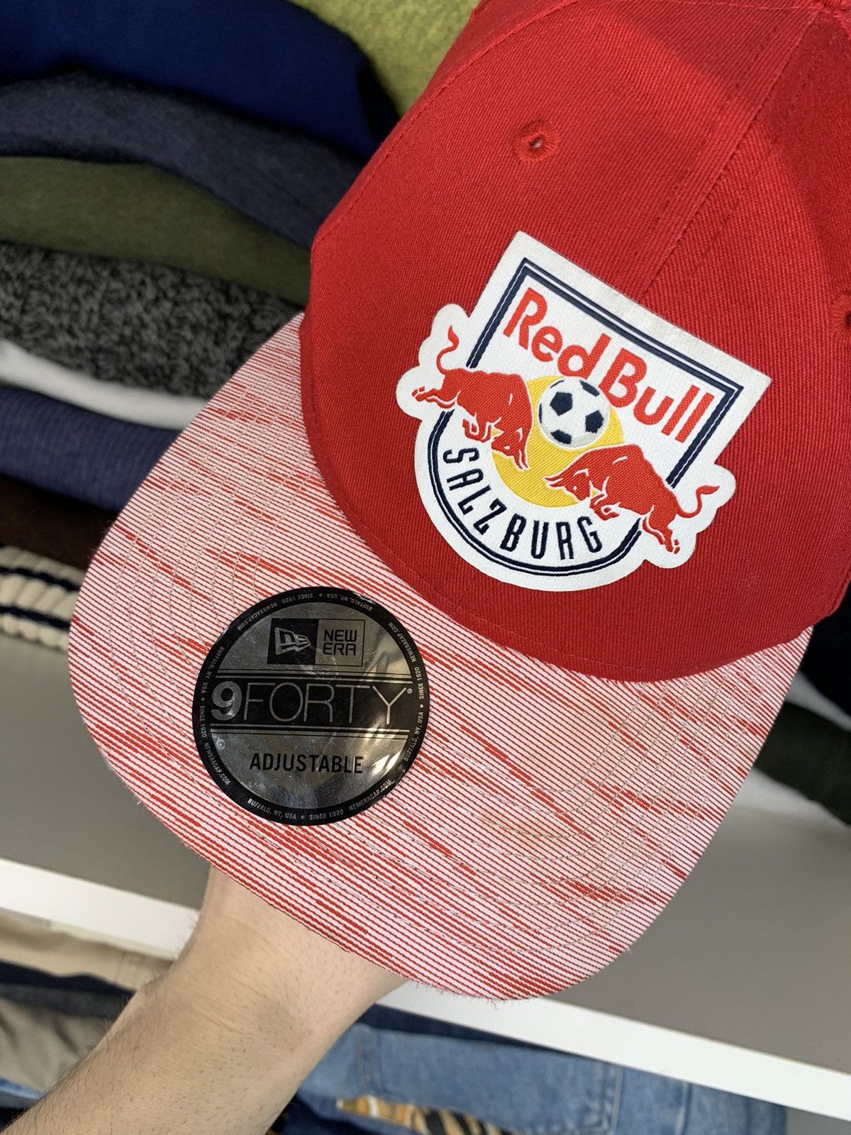 New Era × Red Bull New Era FC Red Bull Salzburg Cap Hat Size ONE SIZE - 3 Thumbnail