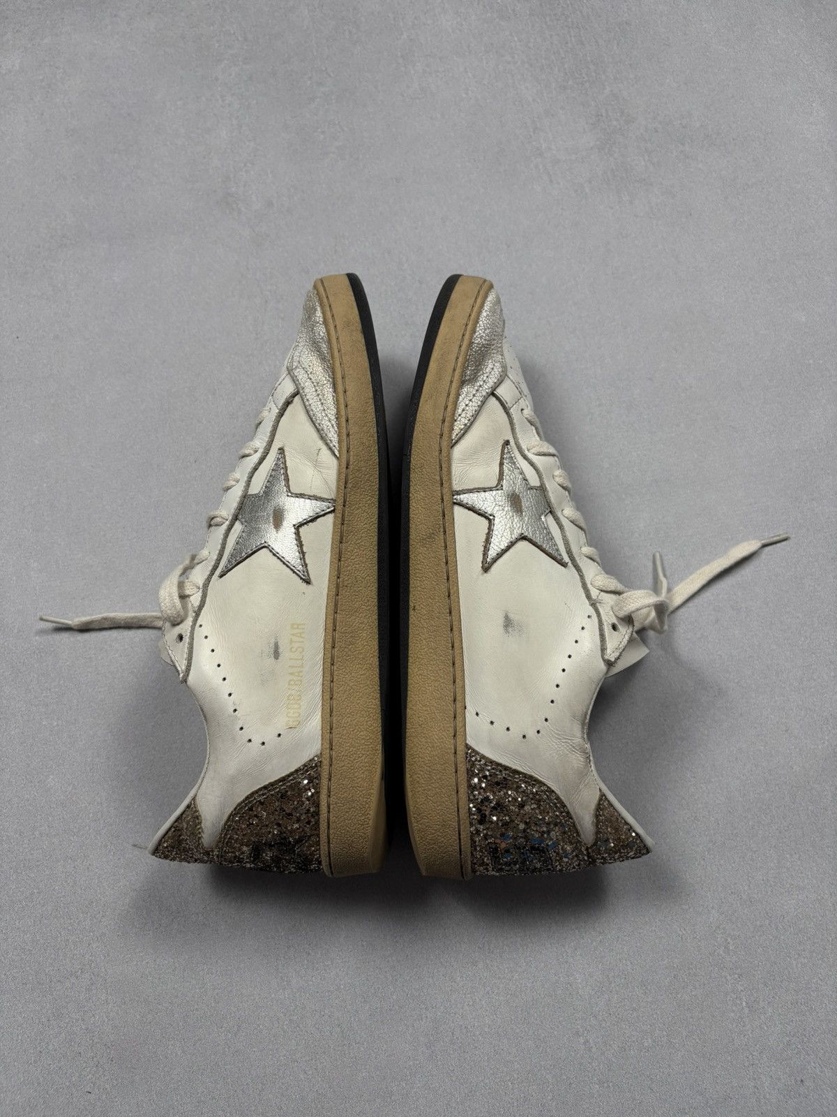 Golden Goose Golden Goose Ball Star Glitter Back Low Top Sneakers EU 42 Size US 9 / EU 42 - 5 Thumbnail
