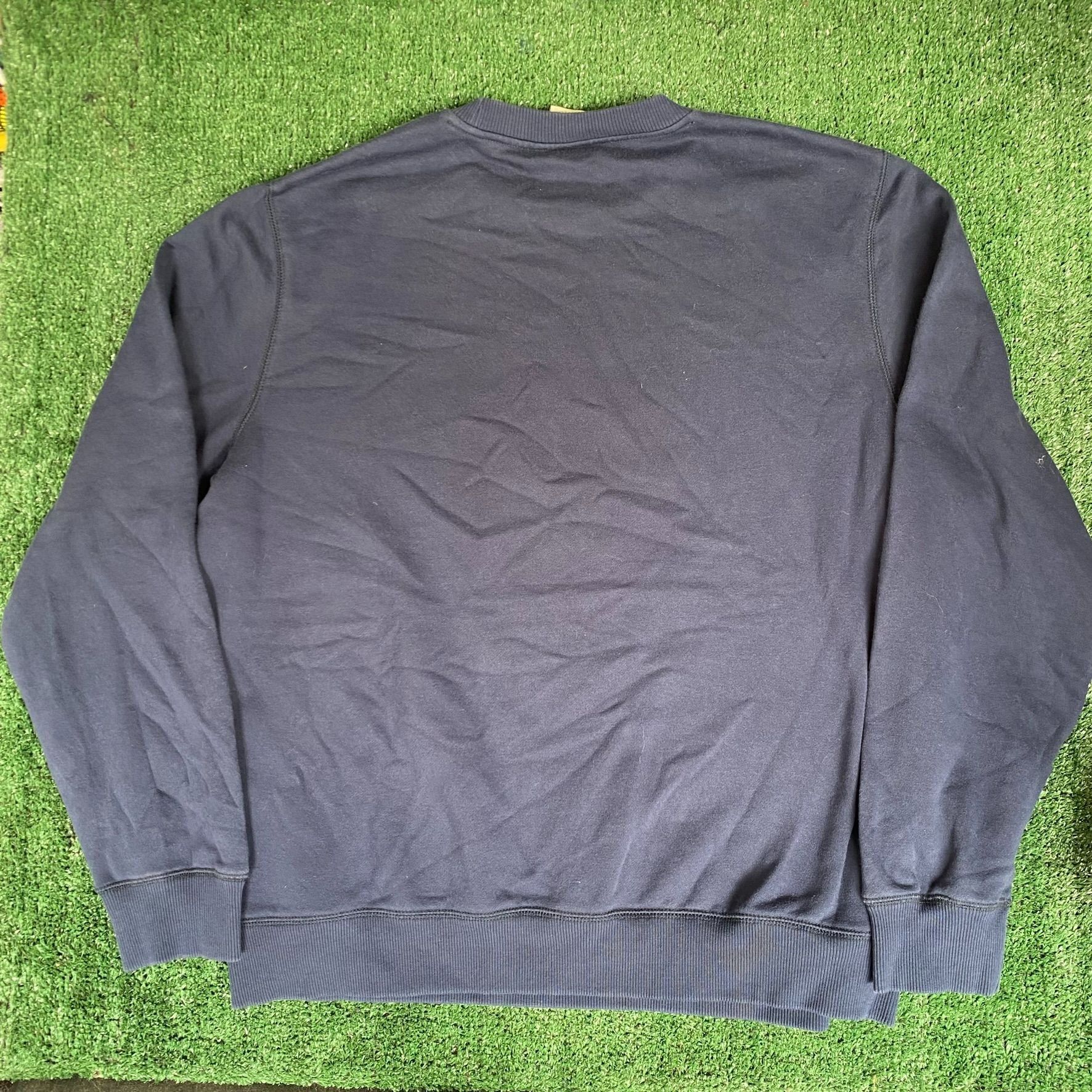 Nike Vintage Y2K Nike Logo Sweatshirt Navy Blue Swoosh Crewneck Size US XL / EU 56 / 4 - 5 Thumbnail