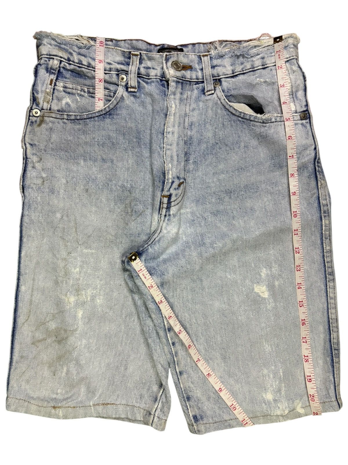 Levi's Vintage Levis Grunge Distressed Jean Shorts Jorts Size US 28 / EU 44 - 15 Thumbnail
