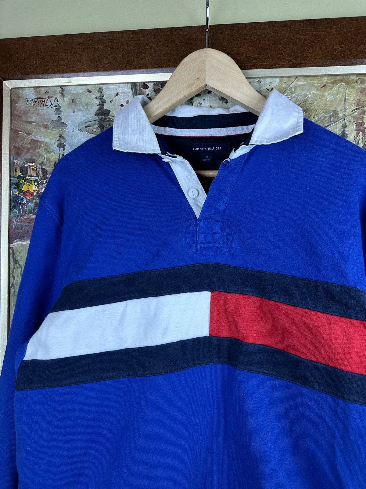 Tommy Hilfiger Tommy Hilfiger flag longsleeve polo shirt Size US M / EU 48-50 / 2 - 4 Thumbnail