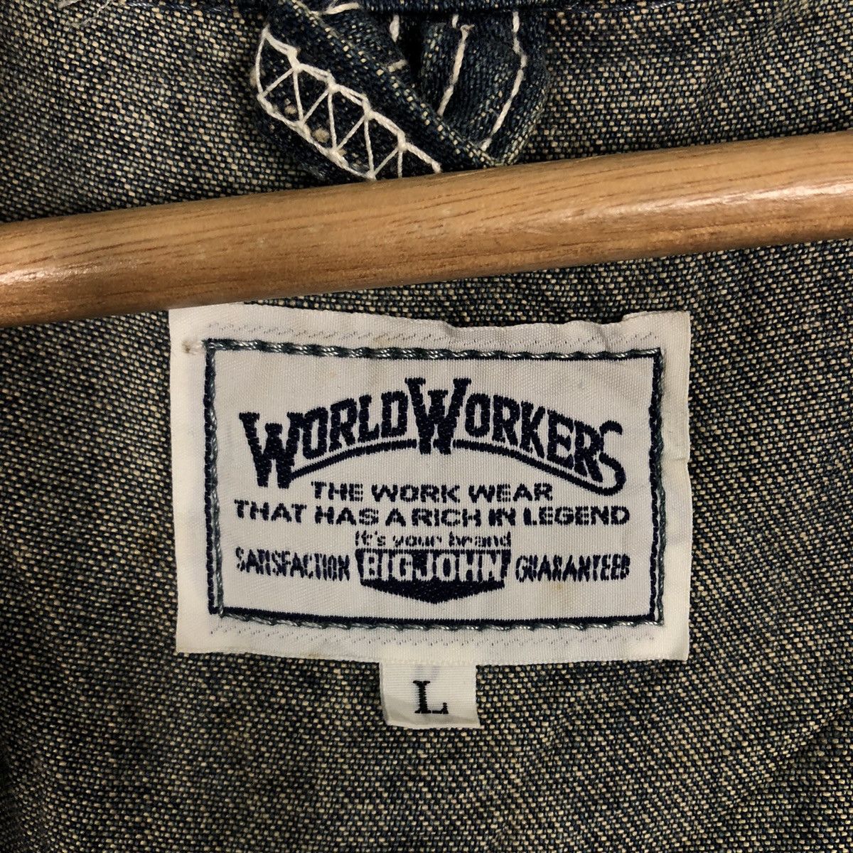 Japanese Brand 🔥Chore Denim Work Jacket Big John USA Toyo Enterprise Size US L / EU 52-54 / 3 - 13 Thumbnail