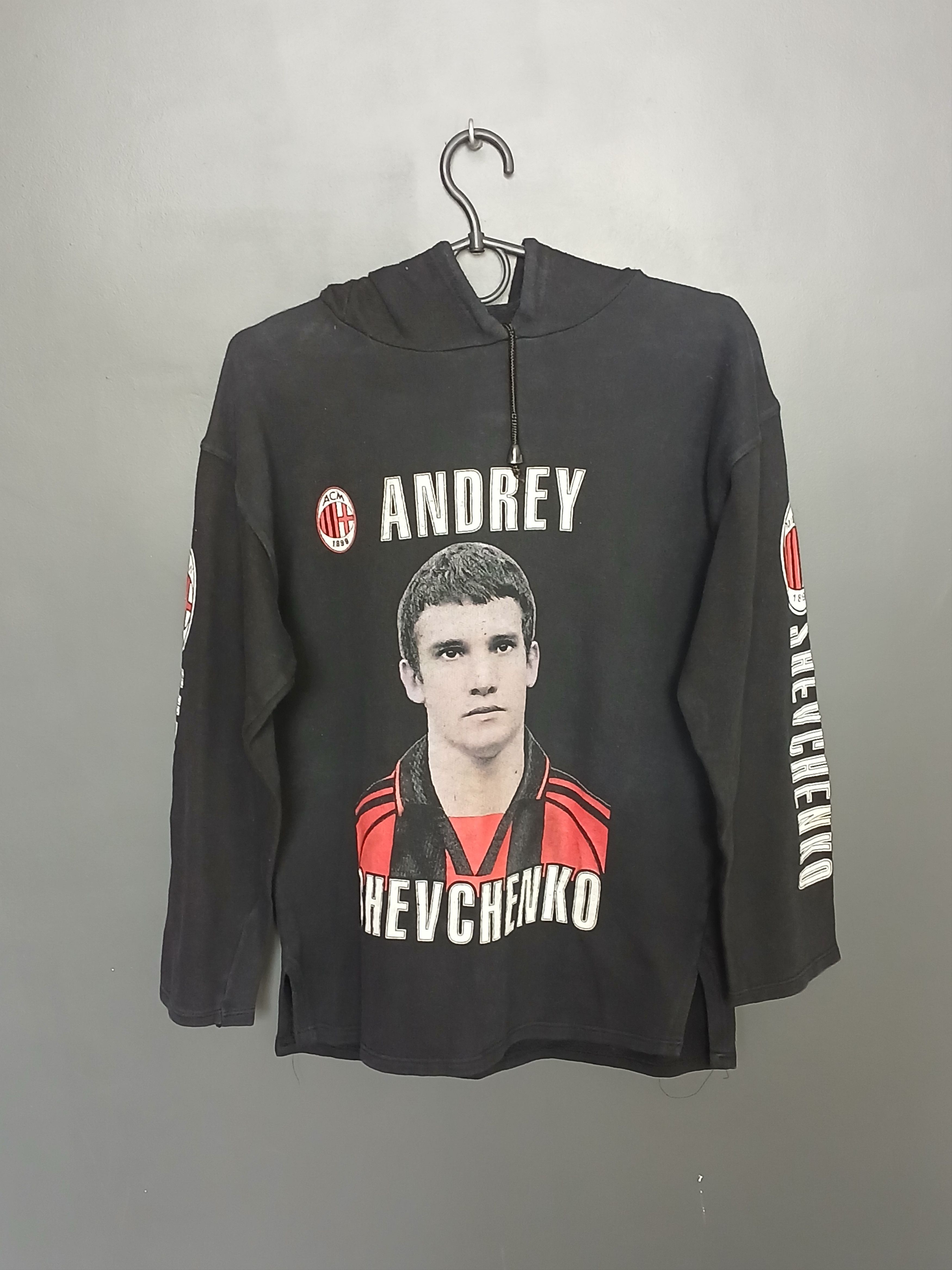 Vintage Vintage AC Milan Shevchenko Football Hoodie Size US M / EU 48-50 / 2 - 1 Thumbnail