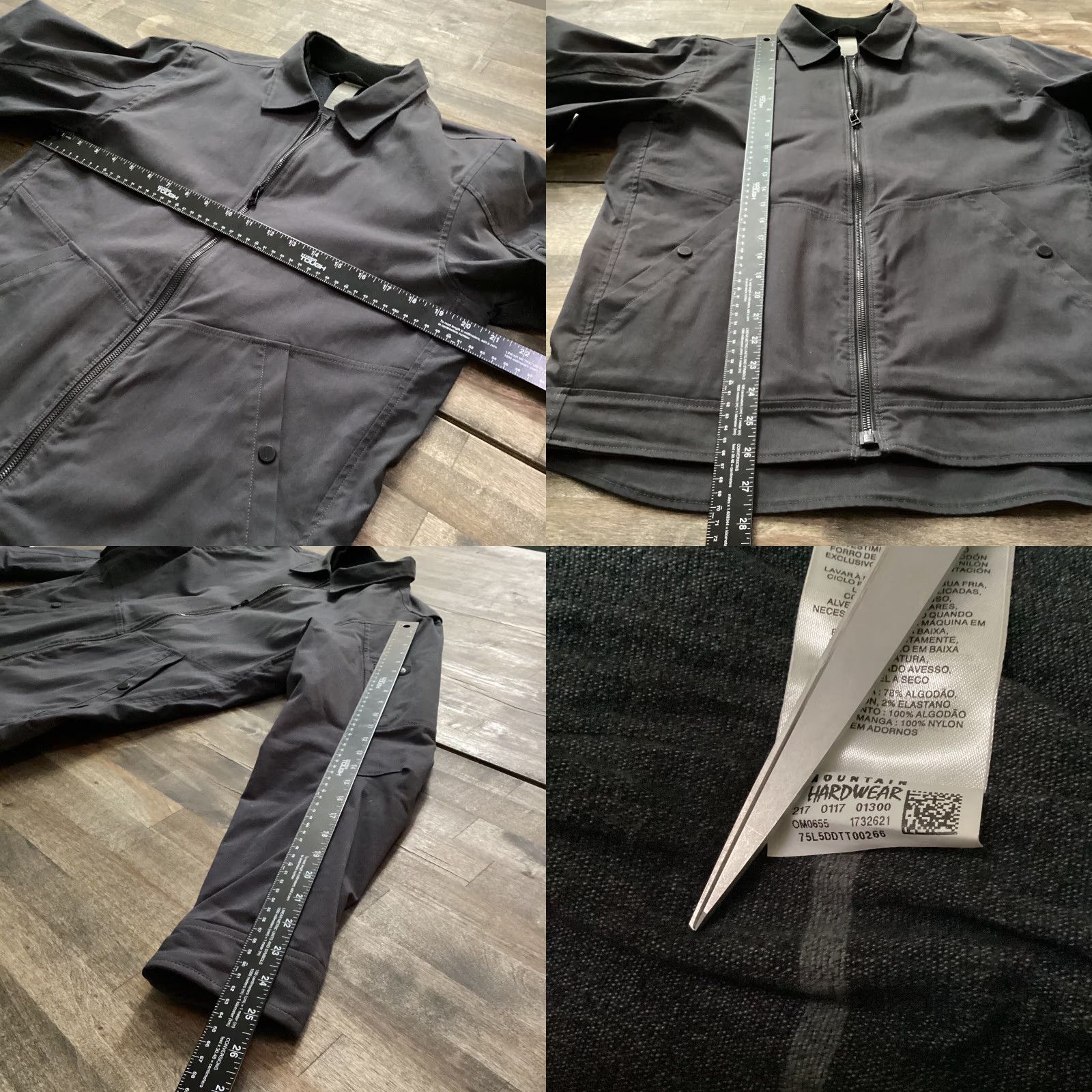 Mountain Hardwear VINTAGE Mountain Hardwear AP Canvas Jacket Men S Dark Gray Flannel Lined Outdoor 1732621 Size US S / EU 44-46 / 1 - 9 Thumbnail