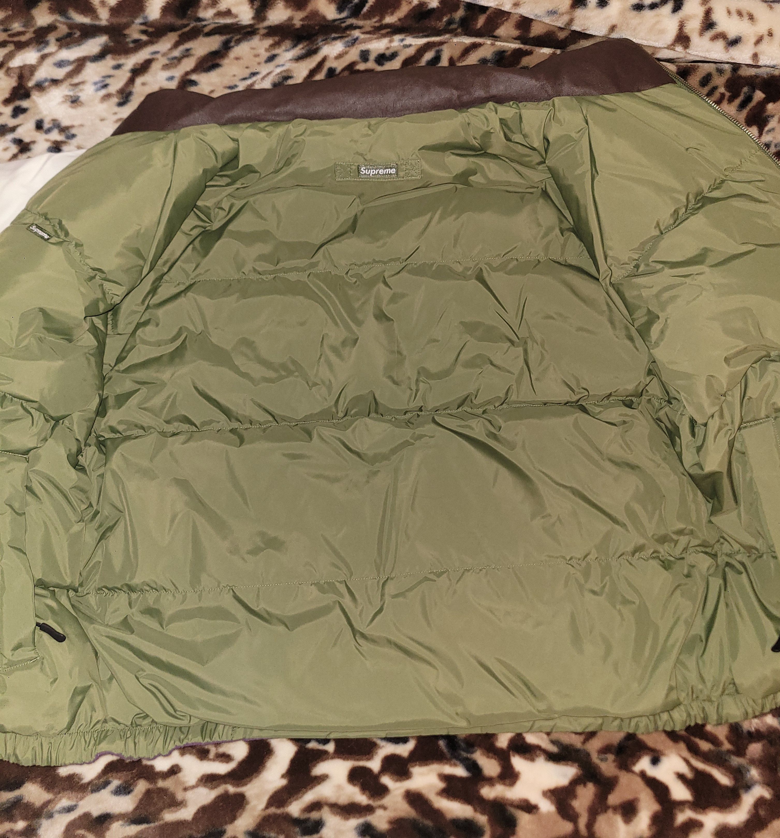 Supreme Supreme Reversible Puffer Down Jacket Size US L / EU 52-54 / 3 - 16 Thumbnail