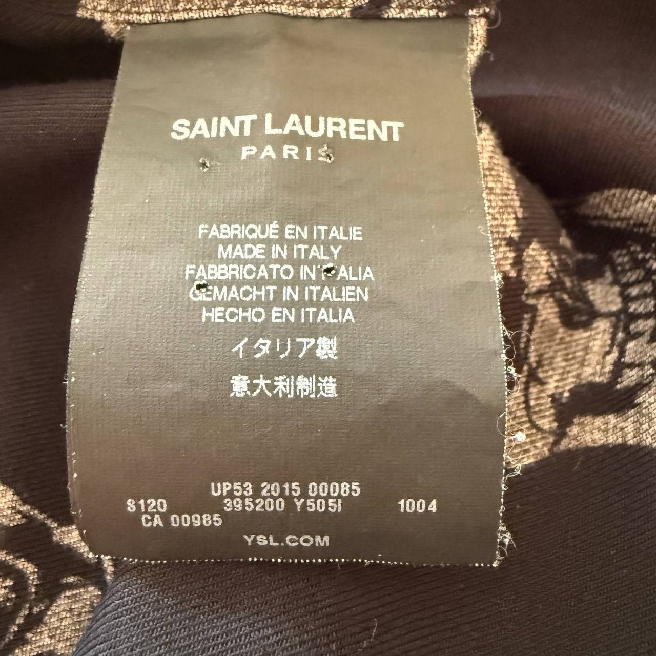 Saint Laurent Paris Saint Laurent Paris Skull Shirt Size US L / EU 52-54 / 3 - 4 Thumbnail