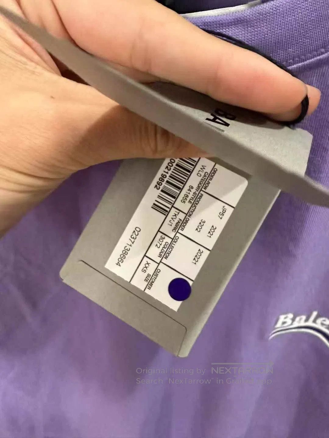 Balenciaga Balenciaga Embroidered Coca-Cola Lavender| Size US XXS / EU 40 - 5 Thumbnail