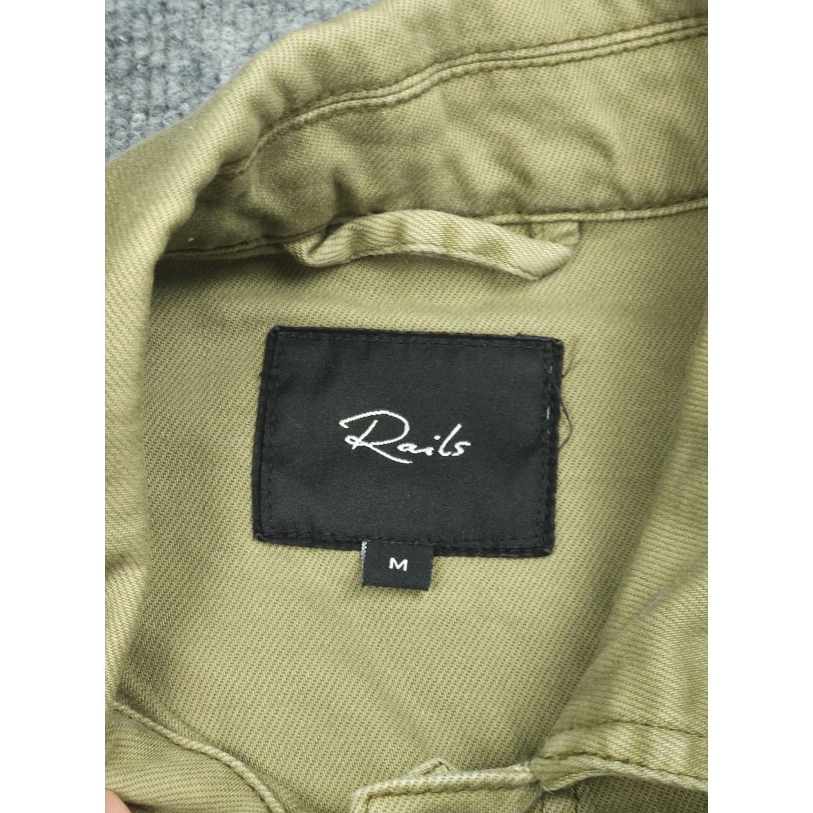 Rails Rails Franklin Jacket Men’s Medium Green Chore Pocket Button Up Cotton Stretch Jacket Size US M / EU 48-50 / 2 - 5 Thumbnail
