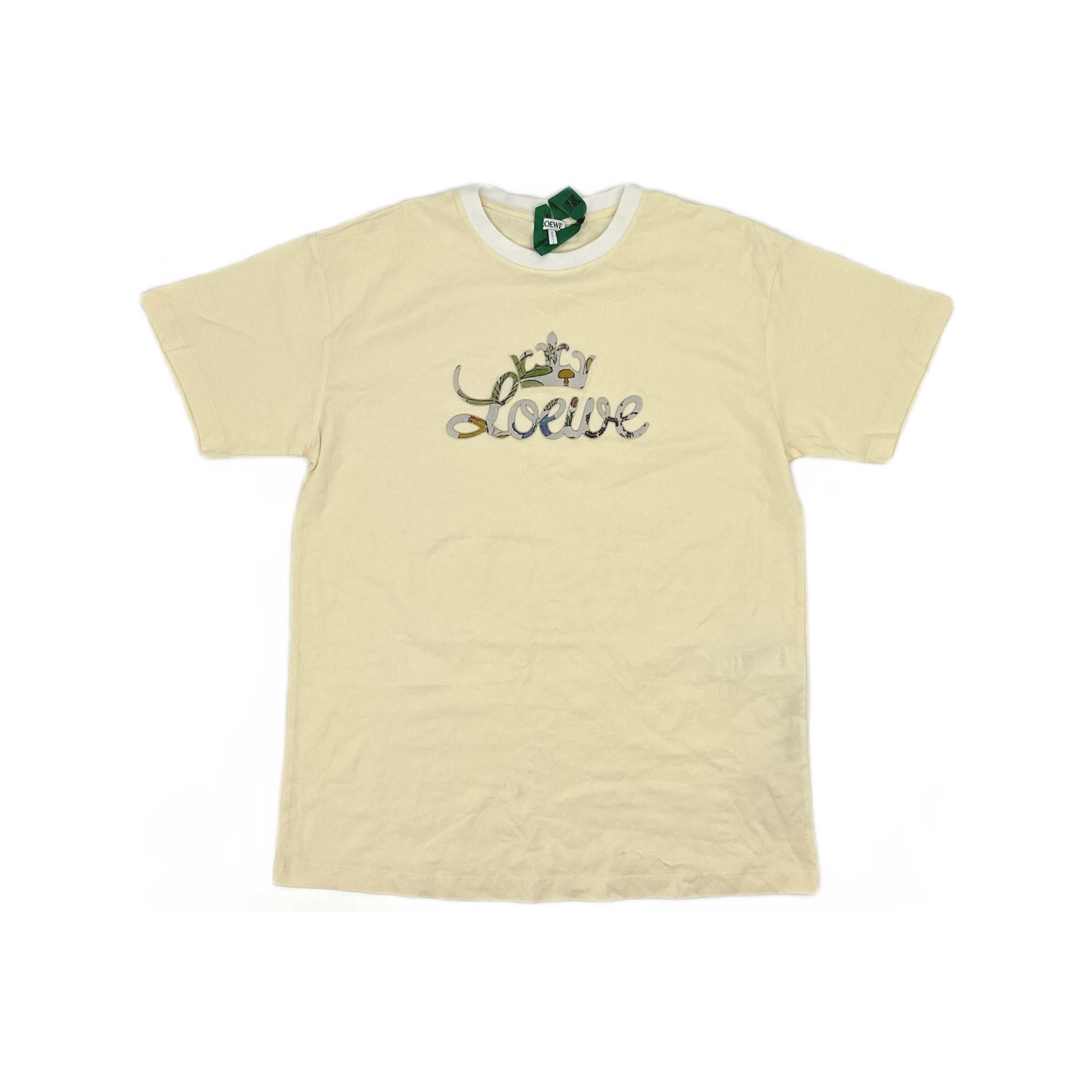 Loewe Loewe Embroidered Logo T-Shirt Size M Size M / US 6-8 / IT 42-44 - 1 Thumbnail