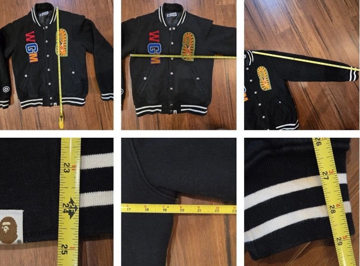 Bape Bape Shark Sweat Varsity Jacket Size US S / EU 44-46 / 1 - 4 Thumbnail