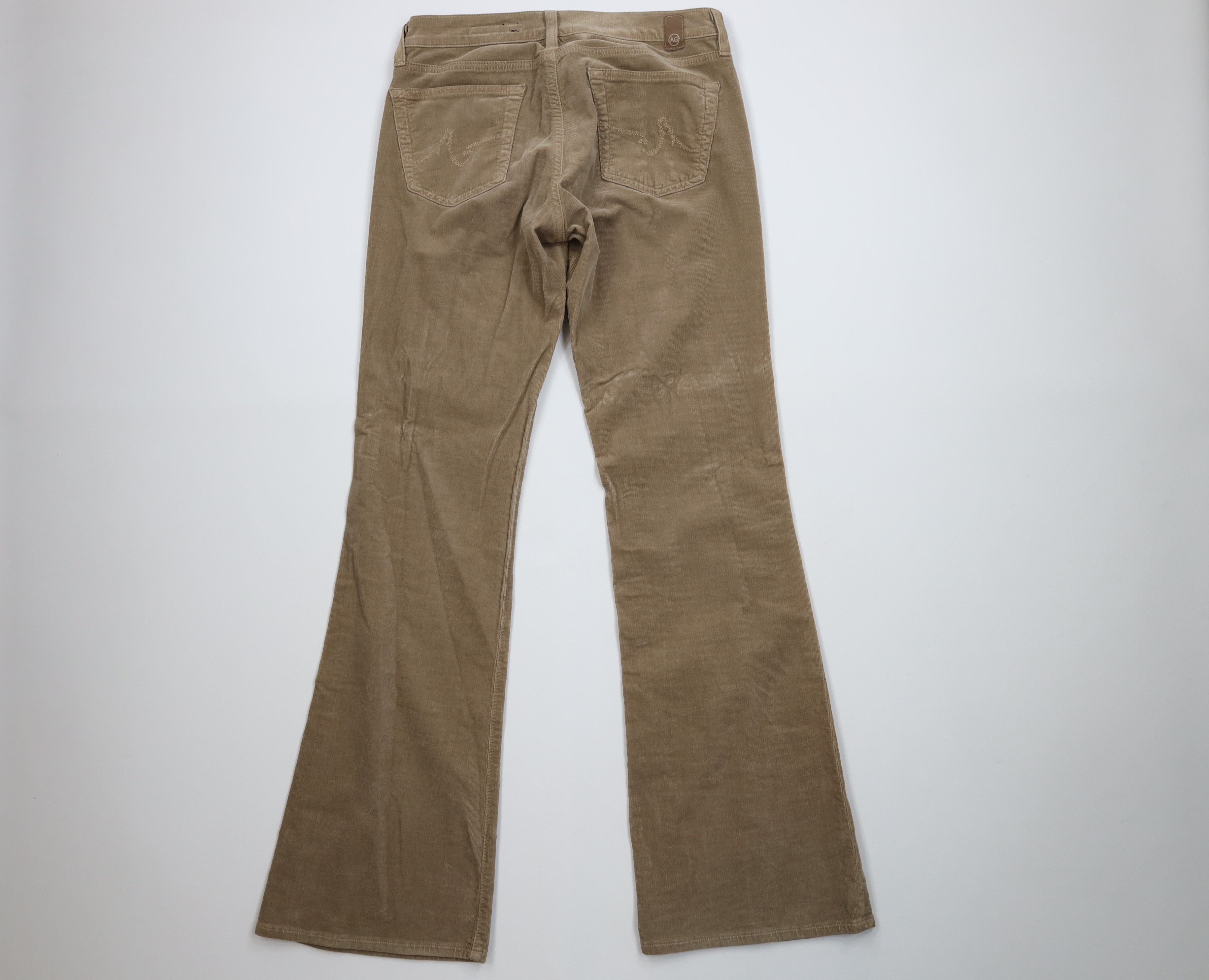 AG Adriano Goldschmied Adriano Goldschmied Stretch Flared Wide Leg Corduroy Pants Size 30" / US 8 / IT 44 - 10 Thumbnail