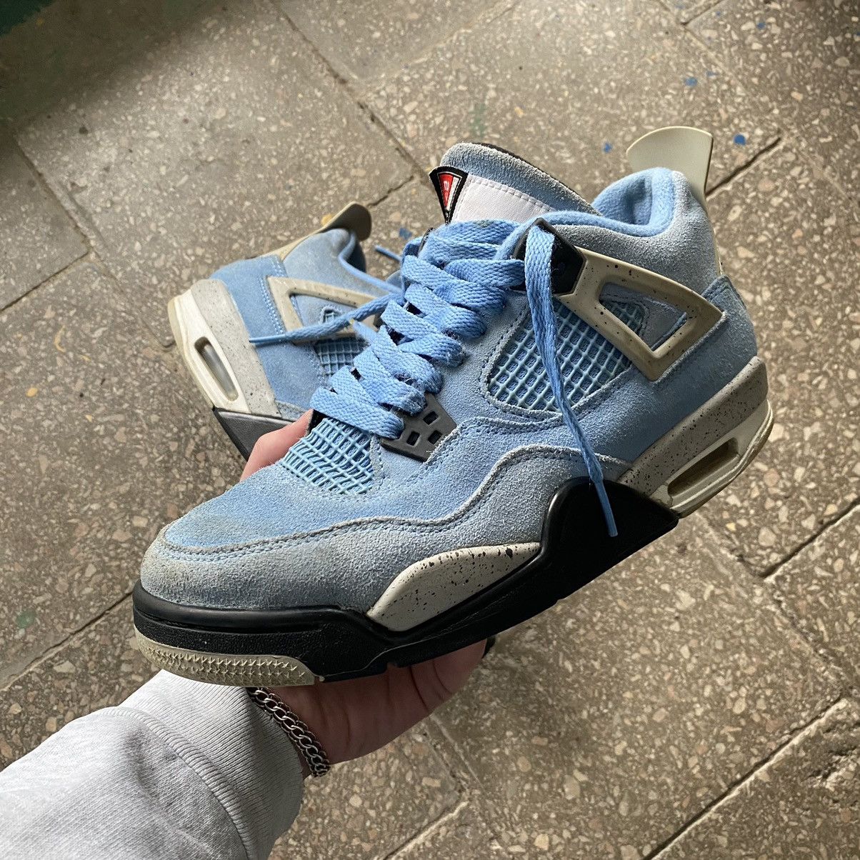 Jordan Brand × Nike Nike Air Jordan 4 University Blue 408452-400 OG Retro Size US 6.5 / EU 39-40 - 3 Thumbnail