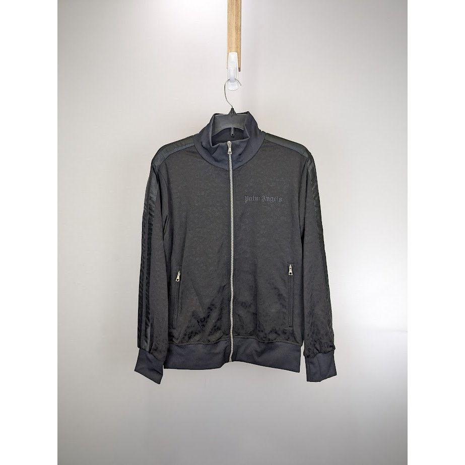 Palm Angels o1rshd1 Tuxedo Leopard Track Jacket in Black White Size US M / EU 48-50 / 2 - 1 Thumbnail
