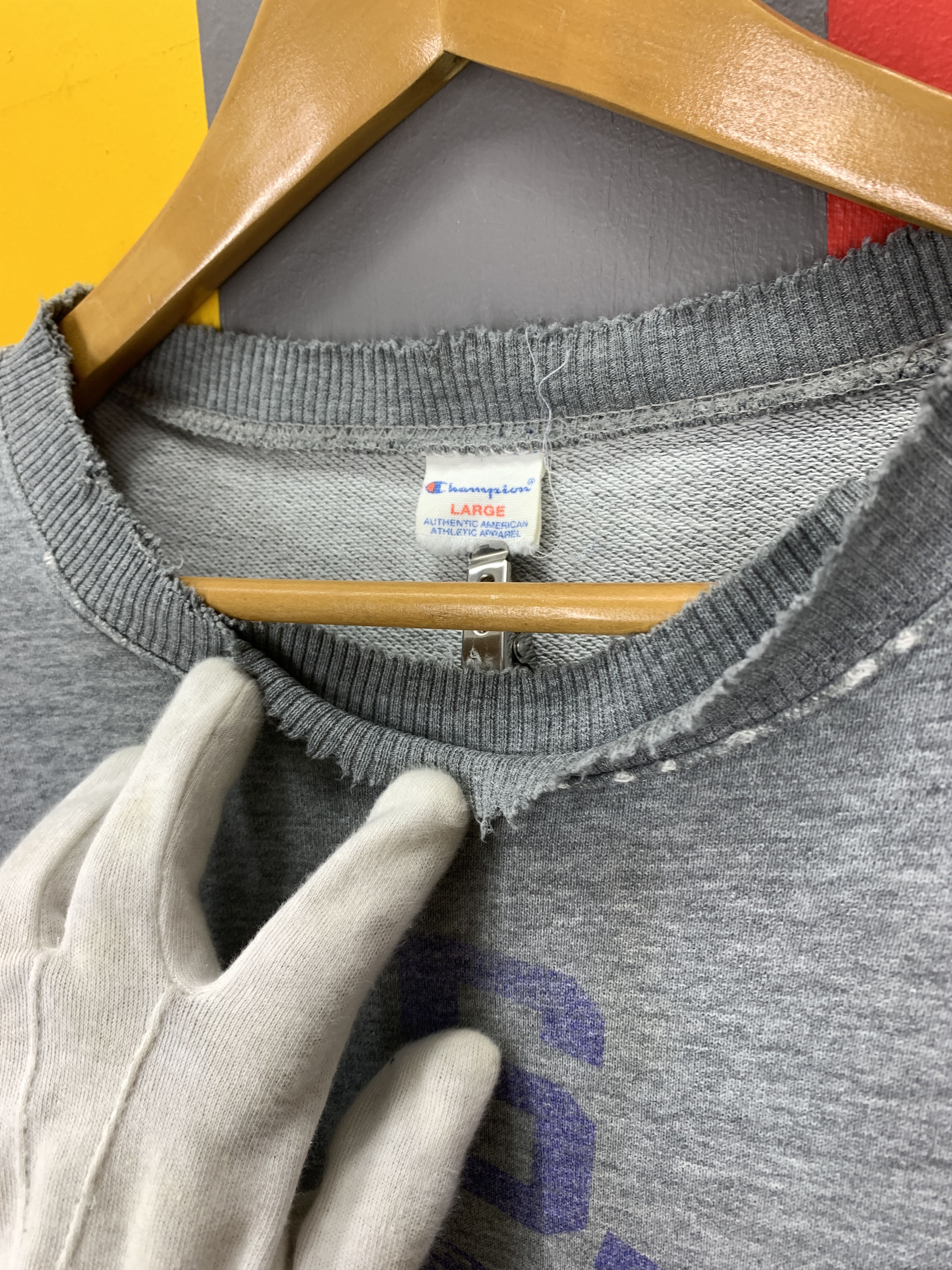 Champion Thrashed CHAMPION MSU MILES CITY Sweatshirt #1909/10 Size US L / EU 52-54 / 3 - 7 Thumbnail