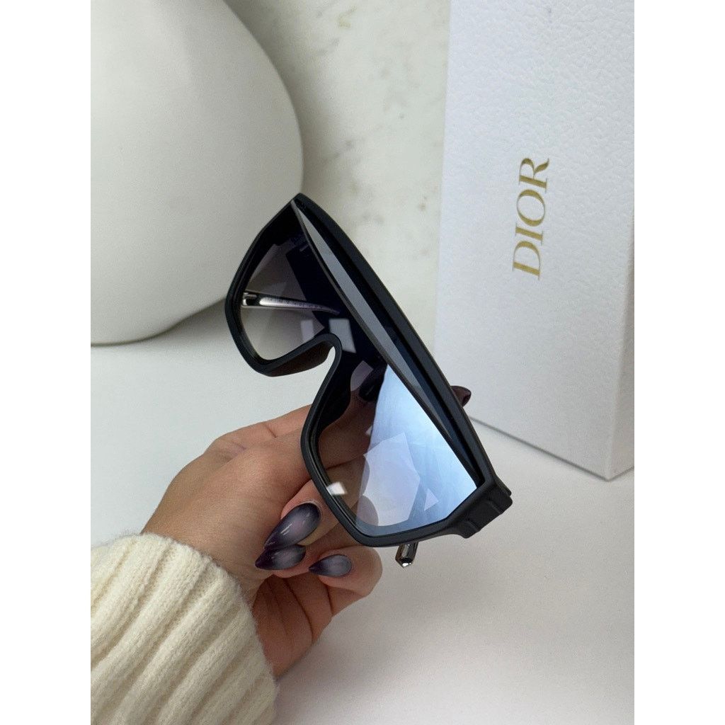 Dior NEW Dior DiorClub M7U Shield Mask Sunglasses Black Mirror Size ONE SIZE - 7 Thumbnail