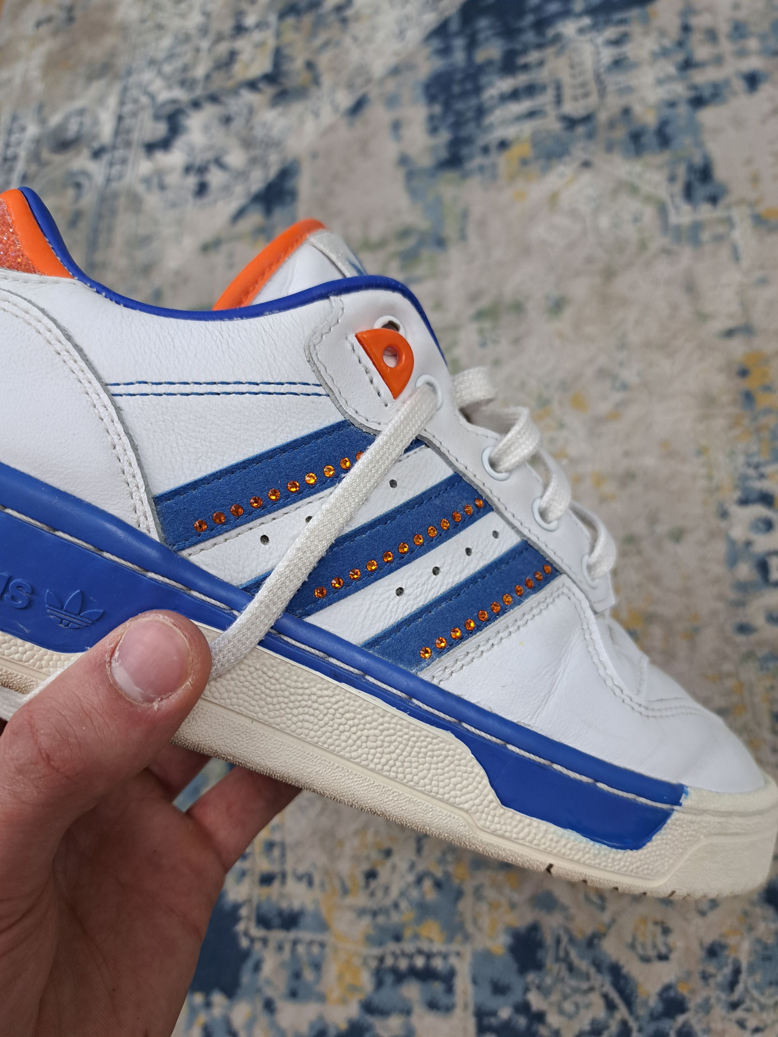 Adidas Adidas x Swarovski Crystals Rivalry Low Very Rare Sneakers Size US 7 / EU 40 - 11 Thumbnail