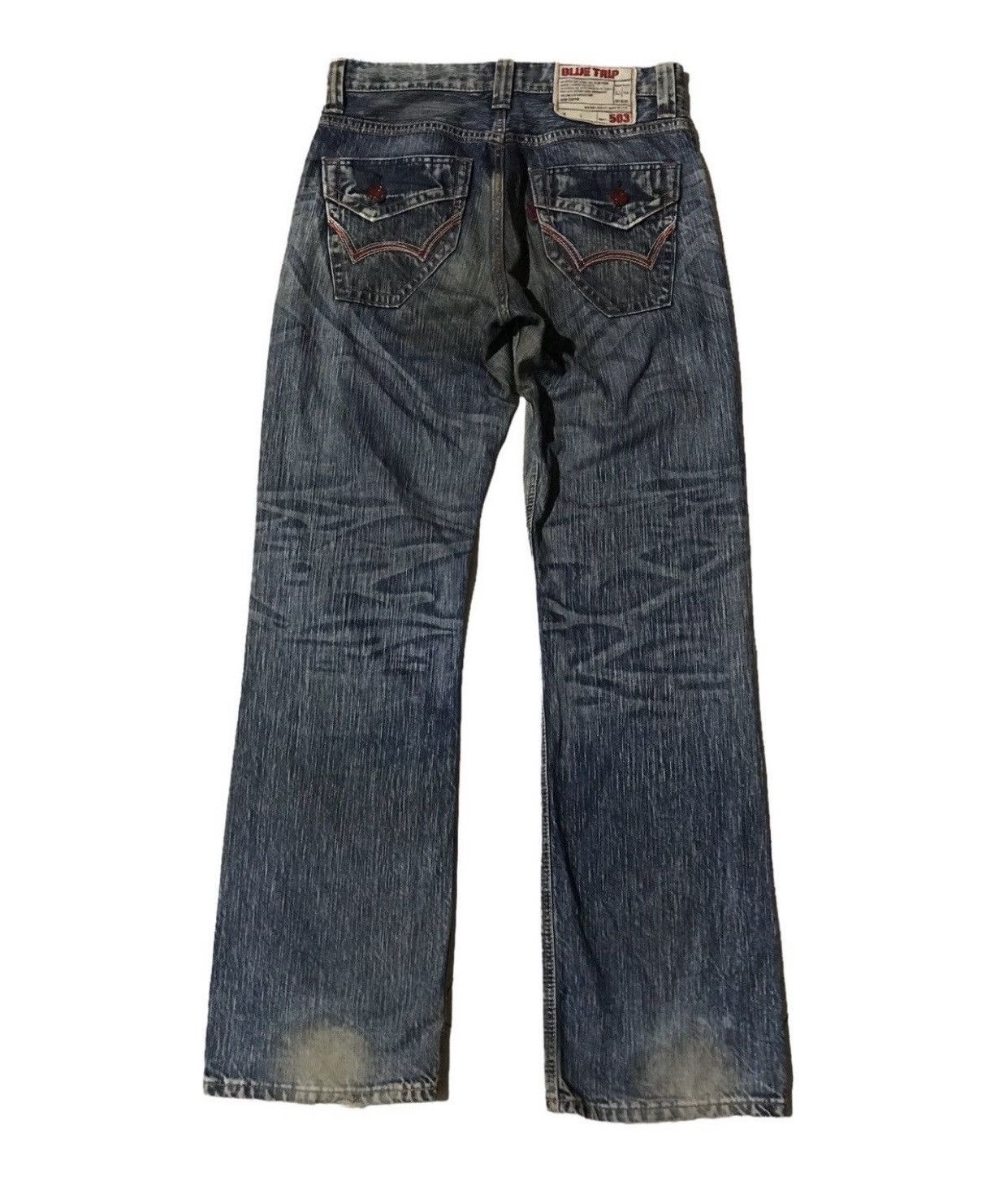 Edwin Vintage Edwin Blue Trip Denim Size US 31 - 3 Thumbnail
