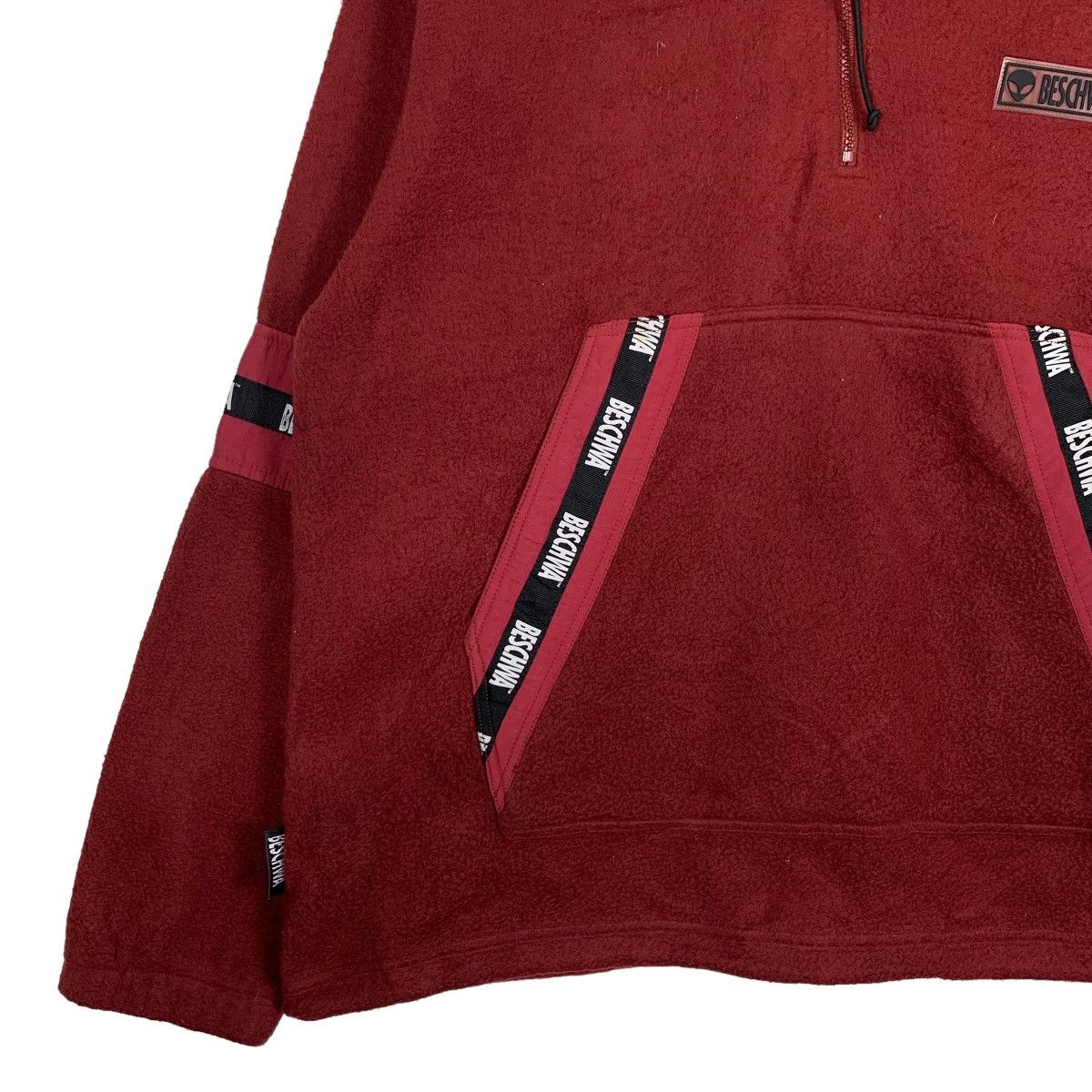 Japanese Brand BESCHWA Half Zip Pullover Hoodie Fleece #0045-C3 Size US M / EU 48-50 / 2 - 4 Thumbnail