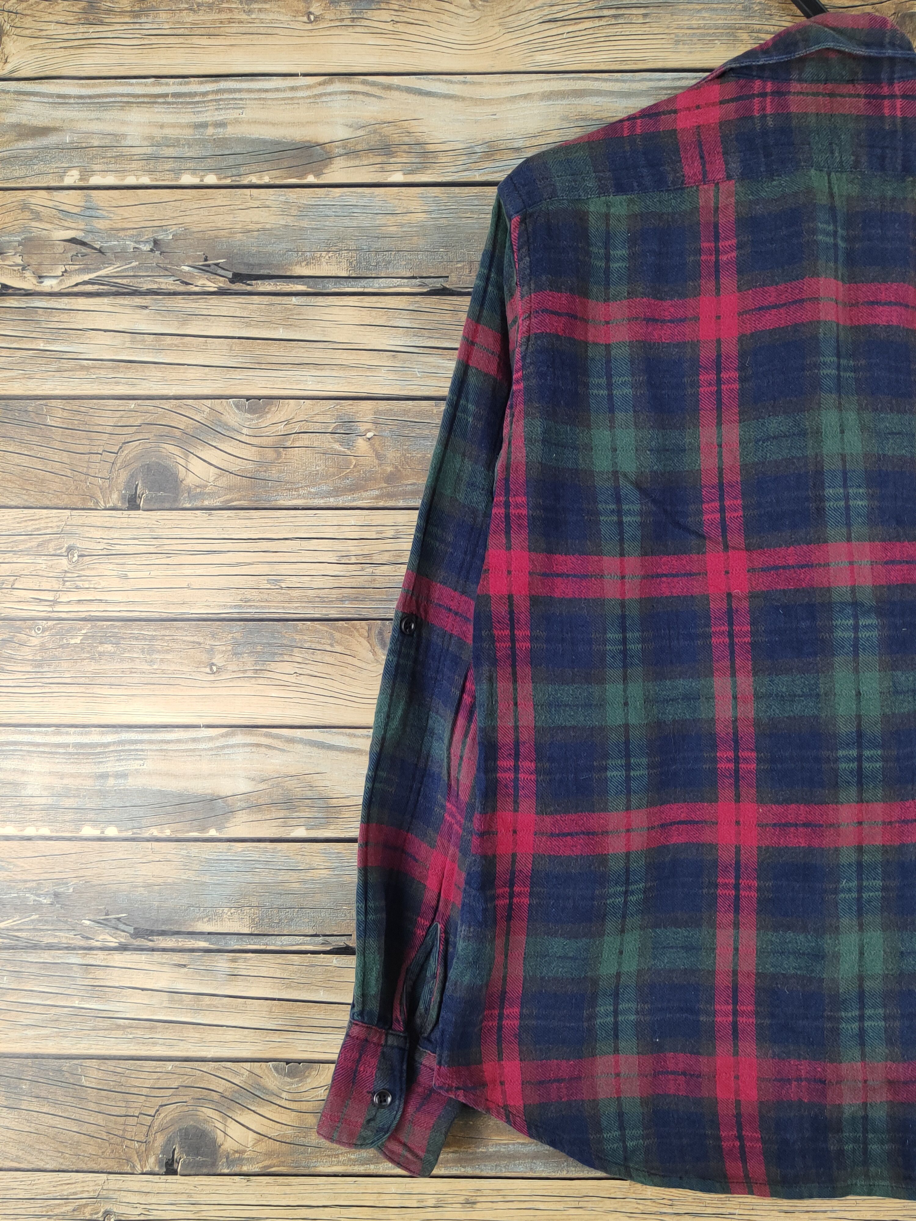 Japanese Brand × Vintage TK Navy Red Button Ups #W46 Size US M / EU 48-50 / 2 - 8 Thumbnail