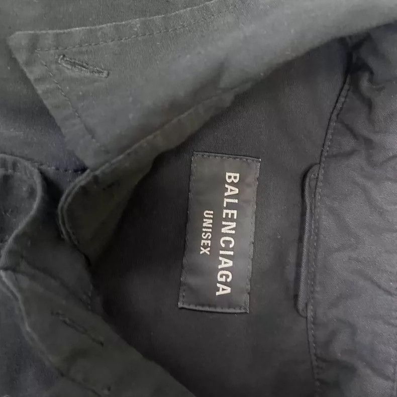 Balenciaga Balenciaga Button lapel drawstring shirt skirt trench coat Size S / US 4 / IT 40 - 2 Thumbnail