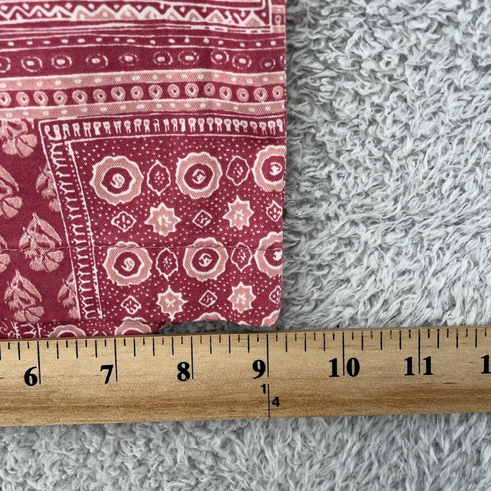 Vintage Joan Rivers Cropped Capri Pants Womens 2X Elastic Waist Pink Paisley Patchwork Print Casual Capris Leg Style: Straight Size 40" / US 18 - 7 Thumbnail