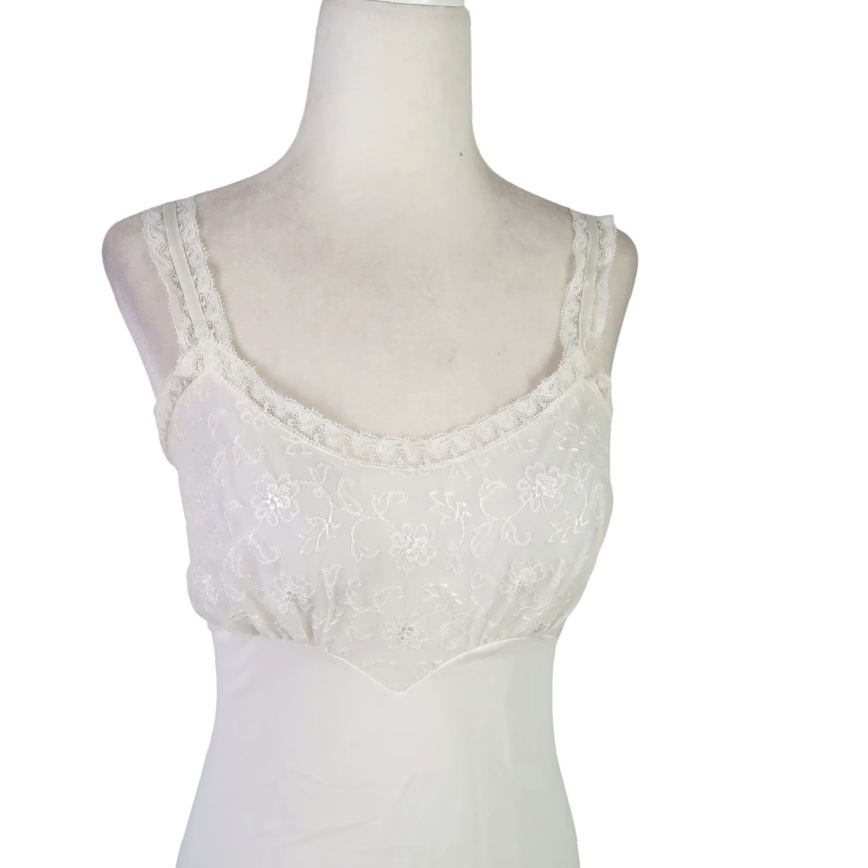 Vintage VINTAGE Vanity Fair Cream Nylon Slip Dress 70s 80s Women S Small Slip Womens Size S / US 4 / IT 40 - 2 Thumbnail