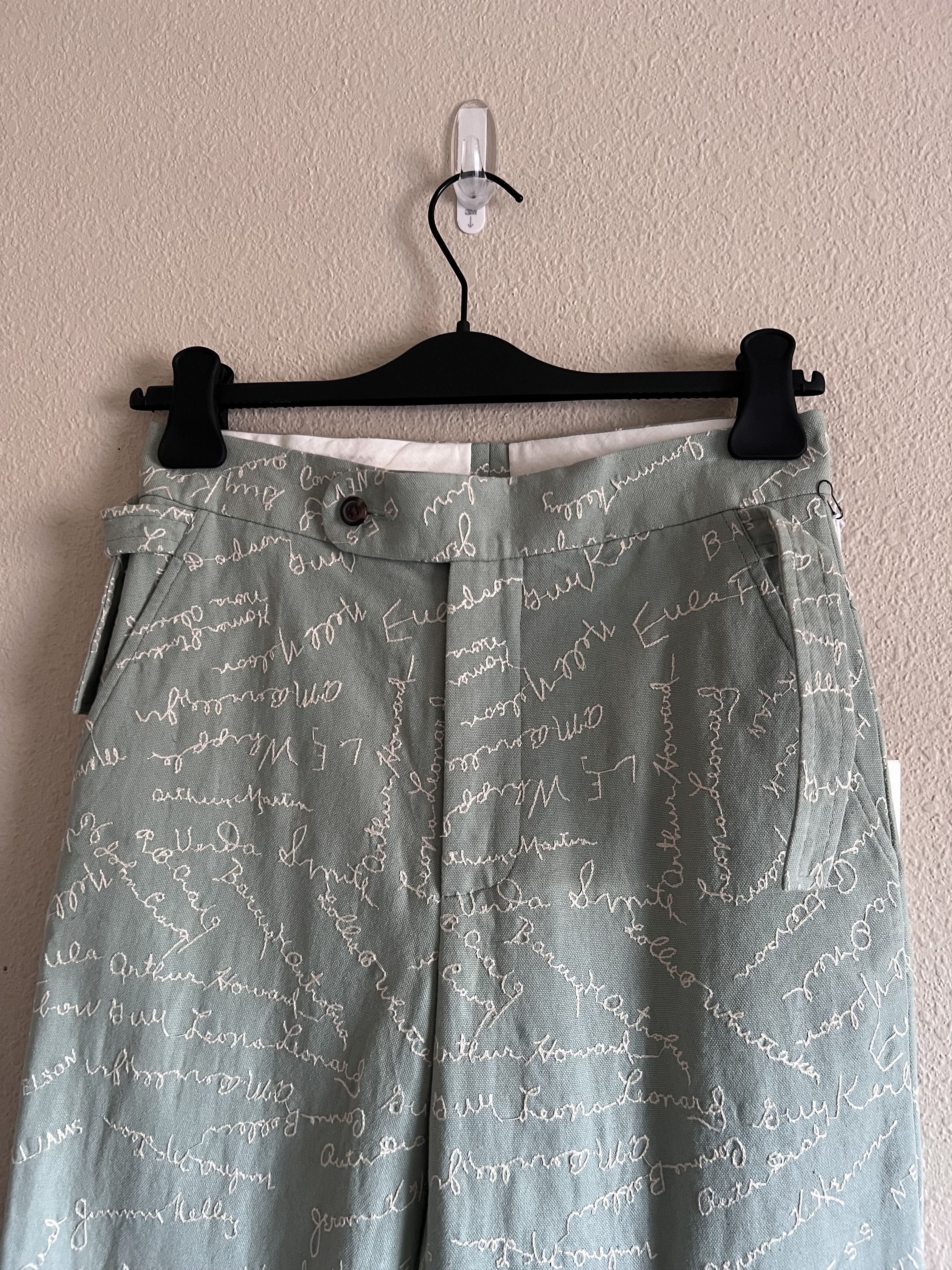 Bode Bode Powder Signature Trousers in Blue Size US 28 / EU 44 - 2 Thumbnail