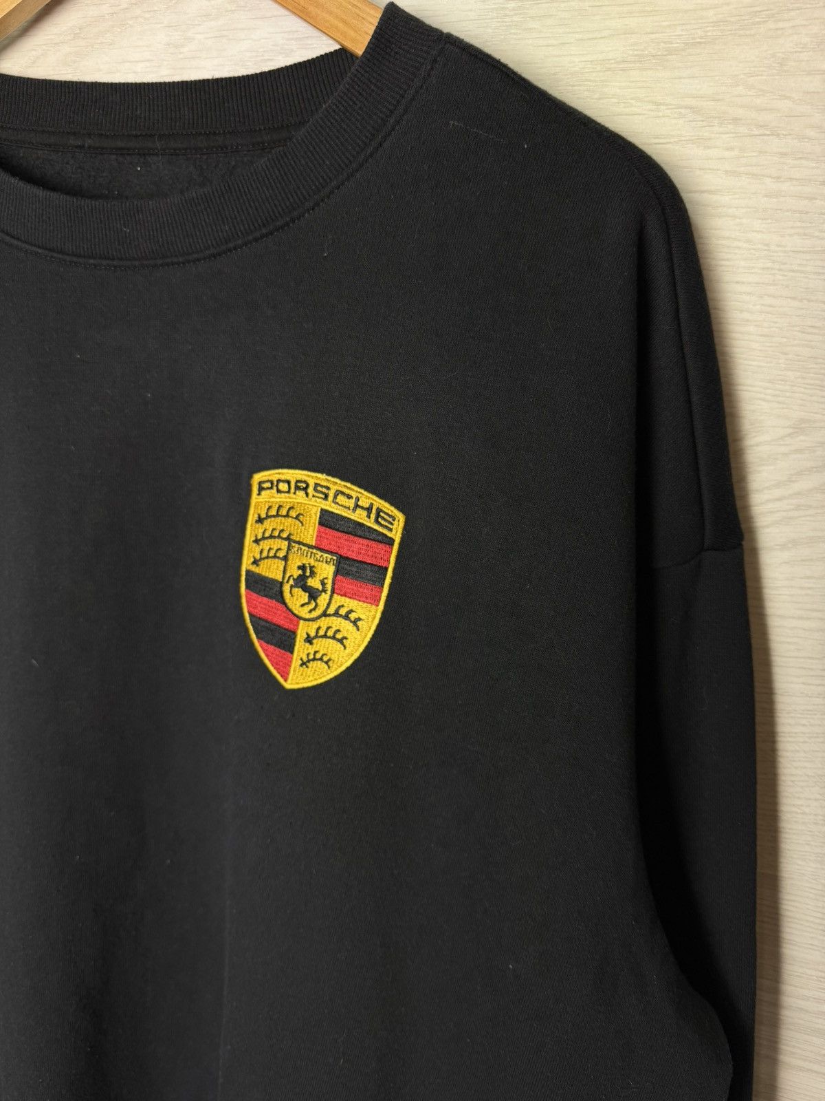 Vintage Vintage Porsche Logo Sweatshirt Racing Size US XL / EU 56 / 4 - 5 Thumbnail