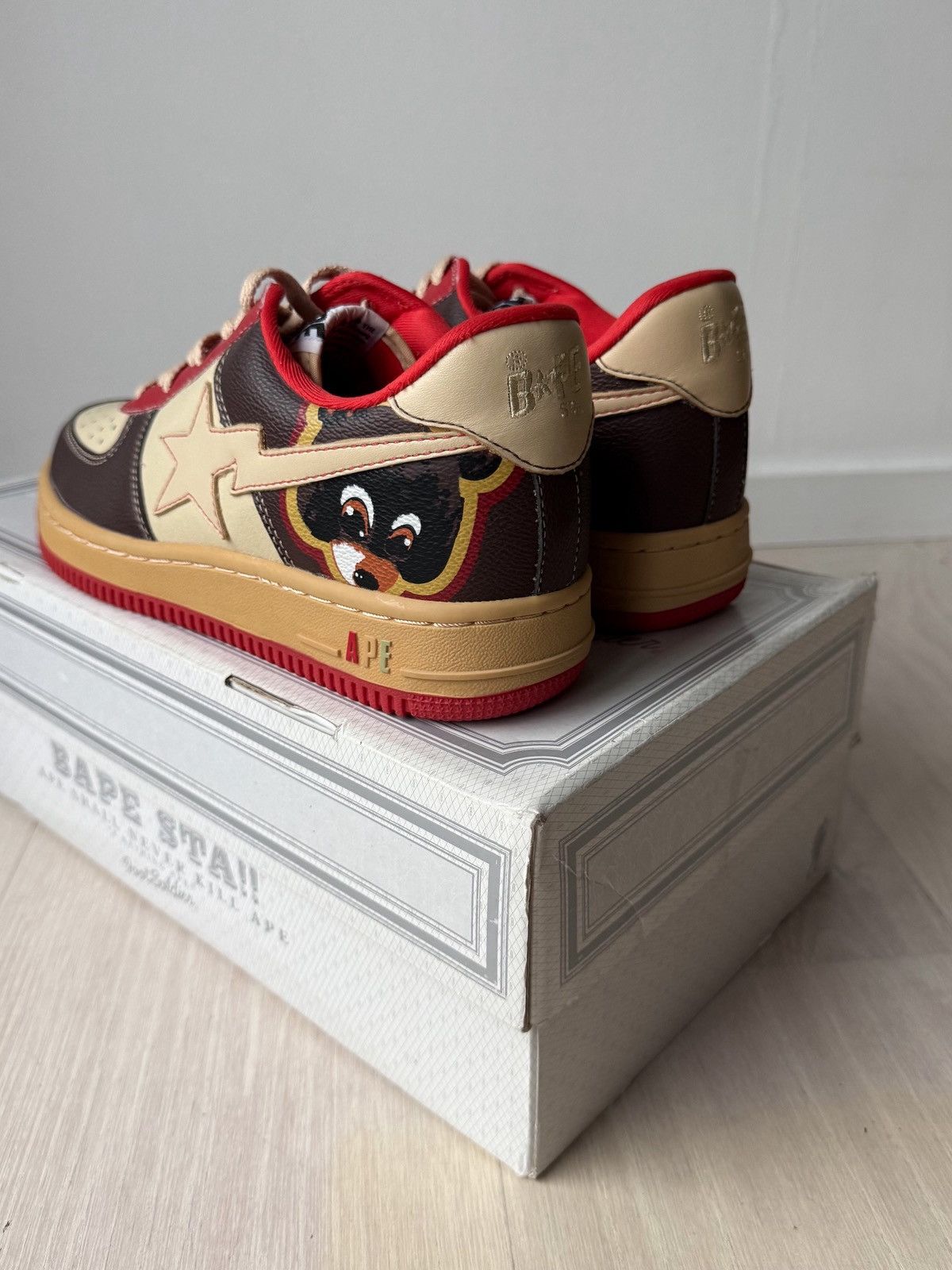 Bape 2007 Bapesta Low Kanye West College Drop Out Size US 8.5 / EU 41-42 - 4 Thumbnail