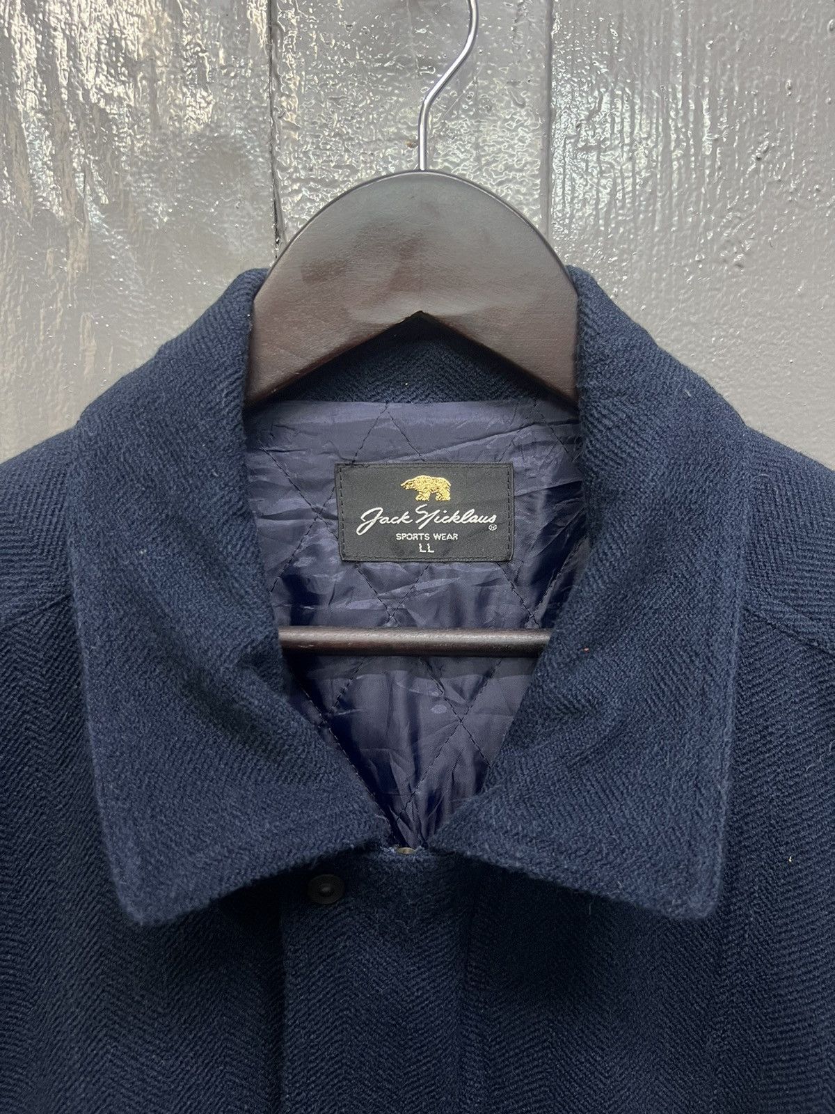 Vintage Vintage Jack Nicklaus Wool Jacket Size US L / EU 52-54 / 3 - 5 Thumbnail