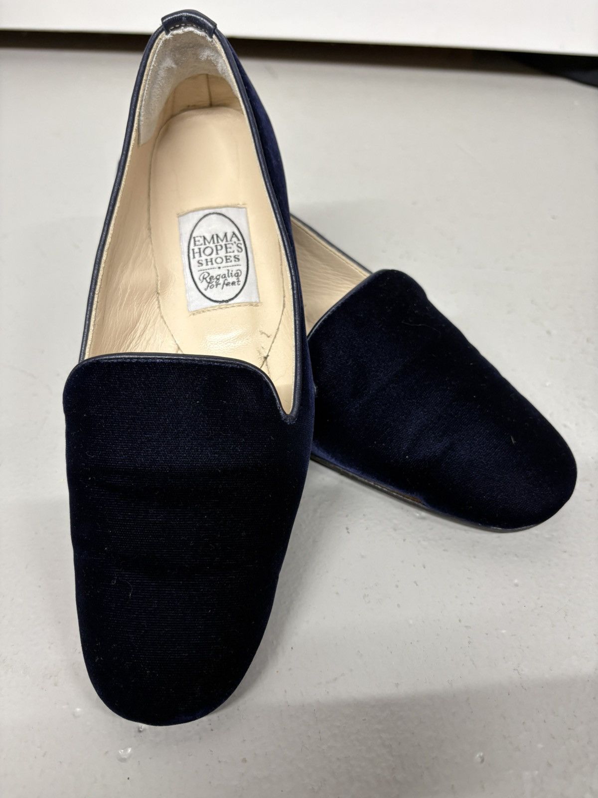 Other Emma Hope’s Albert Blue Velvet New Slip Ons Size 36 Size US 6 / IT 36 - 5 Thumbnail