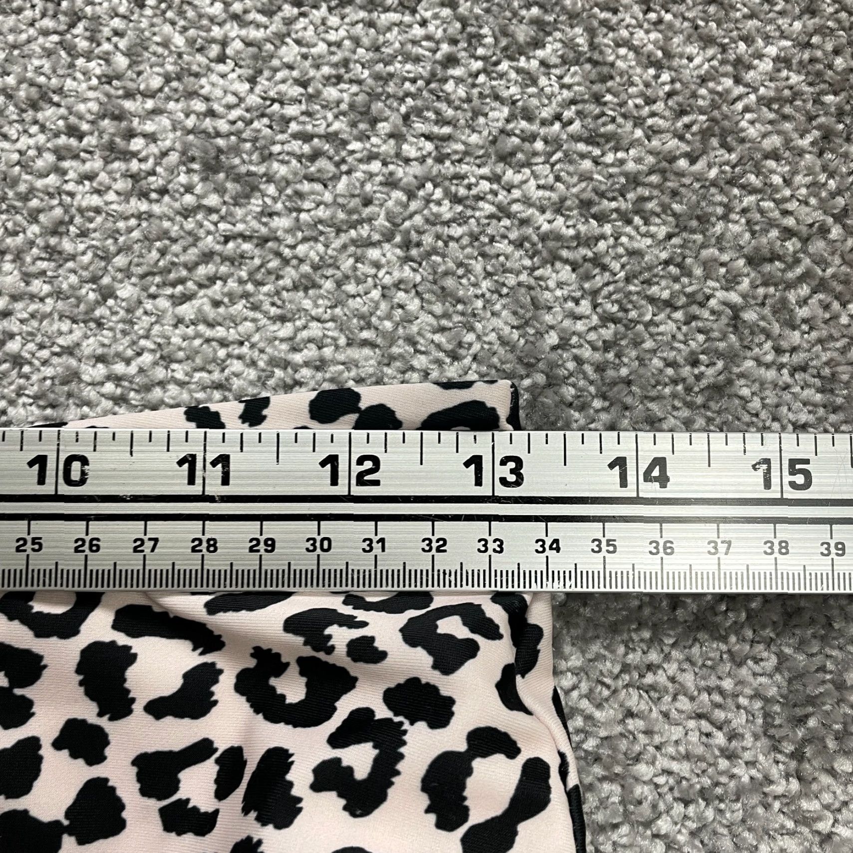 Shein Shein Swimwear Bikini Bottom Womens Small Beige Black Leopard High Rise Beach Size 28" / US 6 / IT 42 - 6 Thumbnail