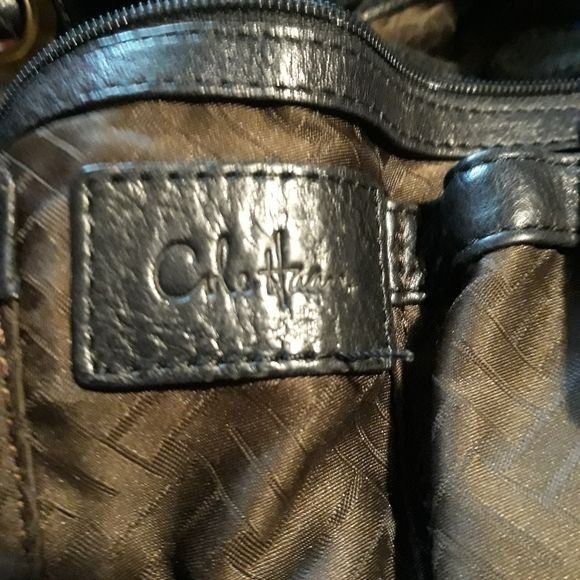 Cole Haan Cole Haan Hobo Shoulder Bag Leather Braided Grommets Genevie Size ONE SIZE - 2 Thumbnail