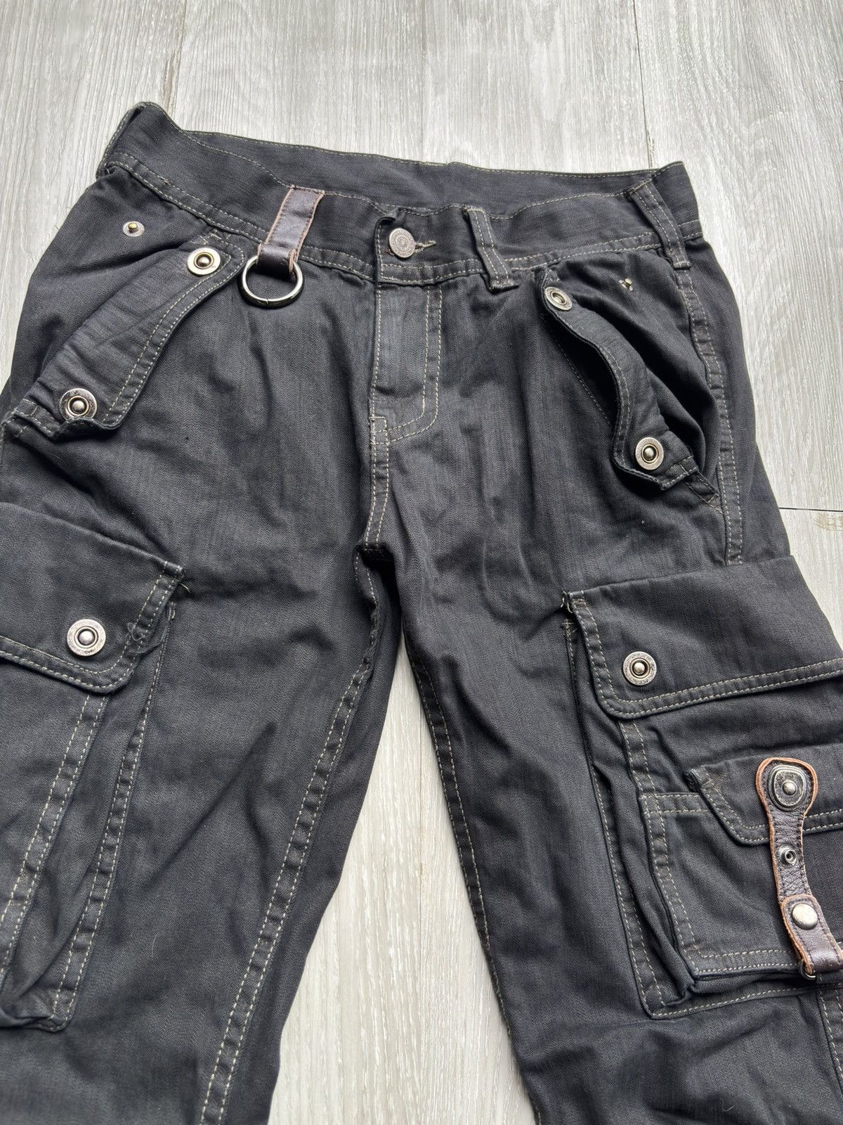 Tornado Mart Lace up cargo pants Size US 27 - 2 Thumbnail