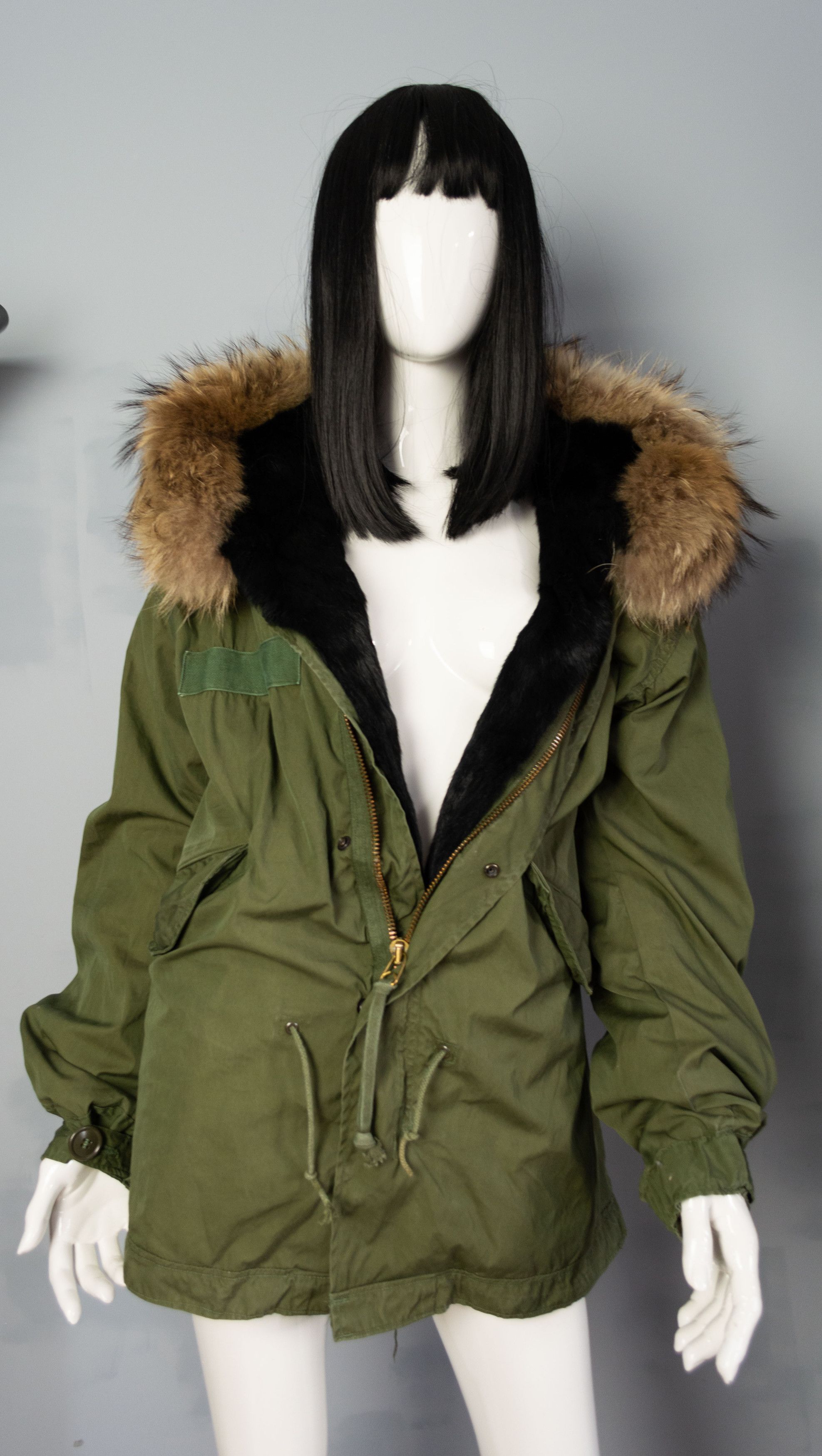Vintage Barbed FOX M65 parka jacket green khaki winter Size L / US 10 / IT 46 - 2 Thumbnail
