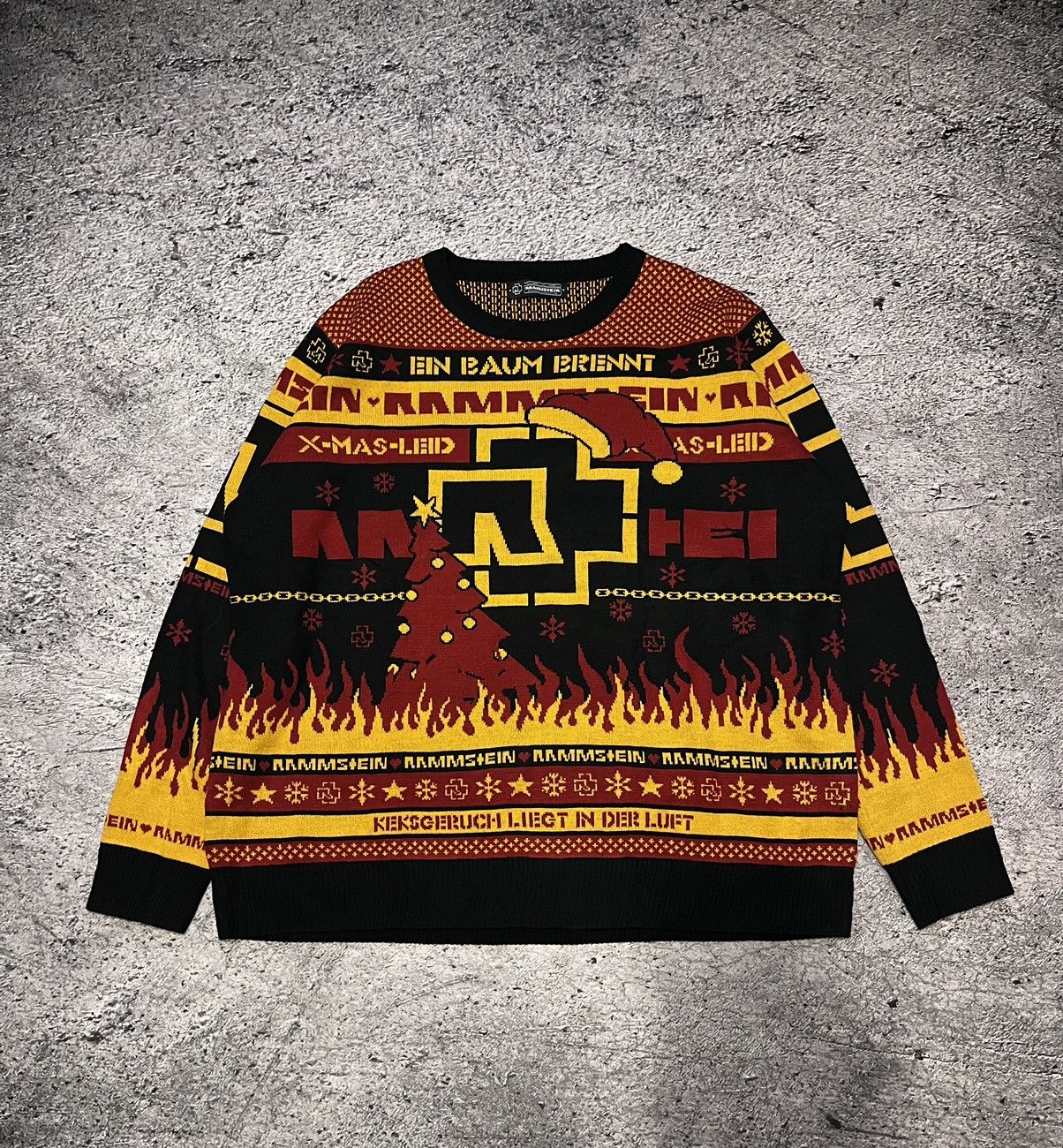 Rammstein christmas sweater hotsell